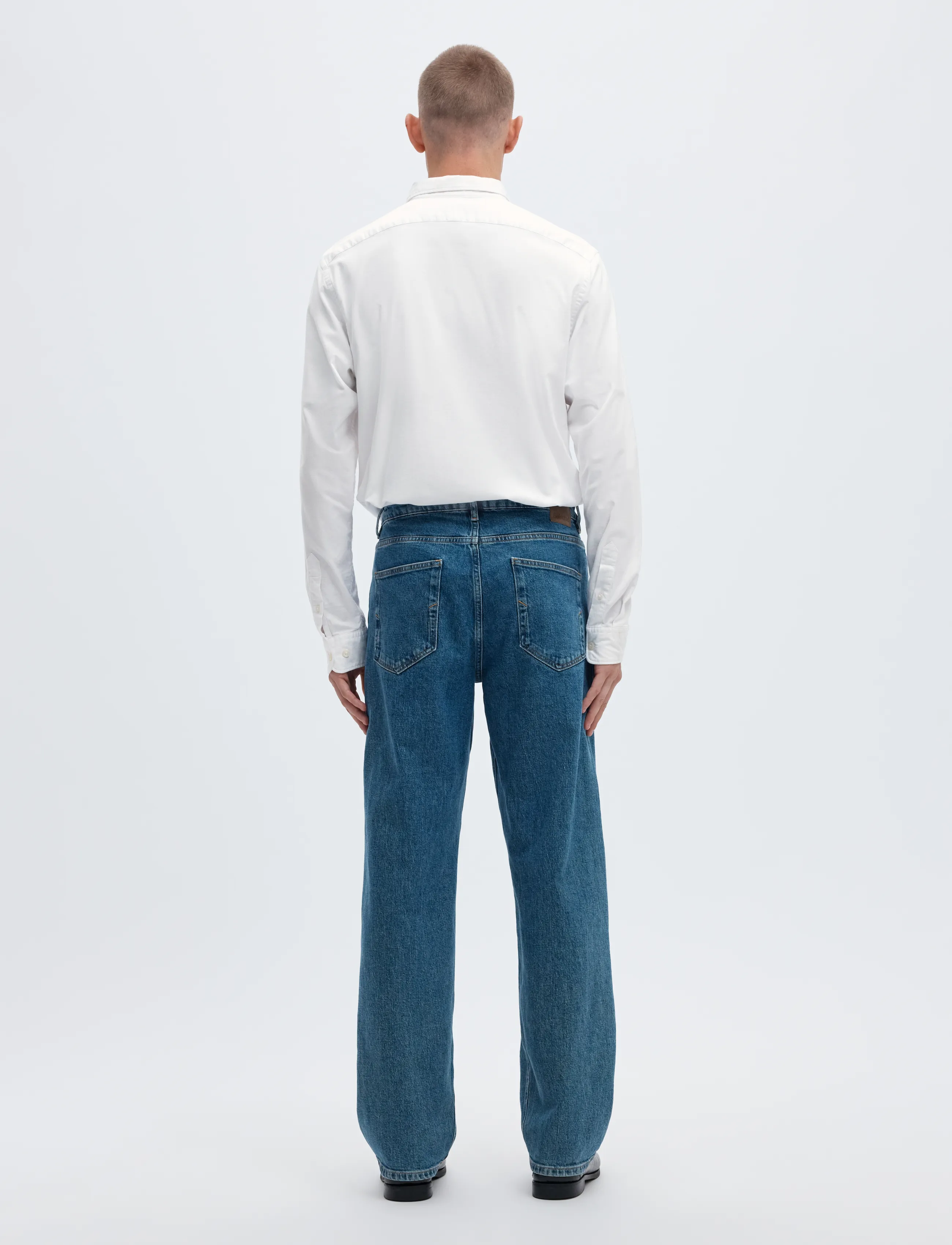 Selected - SLMCOLE-RICK OX REG LS SHIRT NOOS - gestreifte hemden - white - 2