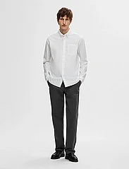 Selected Homme - SLHREGRICK-OX SHIRT LS NOOS - oxford shirts - white - 6