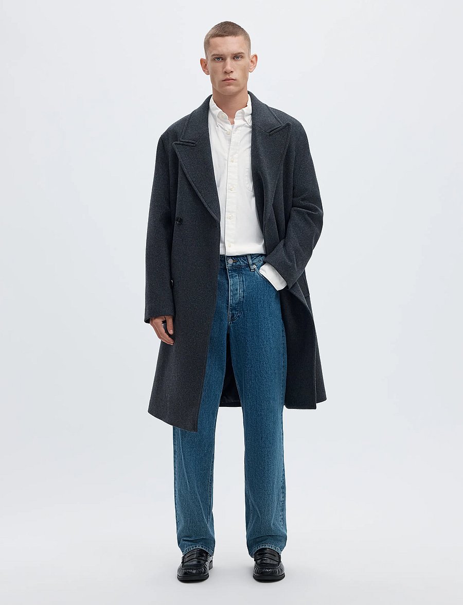 Selected - SLMCOLE-RICK OX REG LS SHIRT NOOS - gestreifte hemden - white - 5
