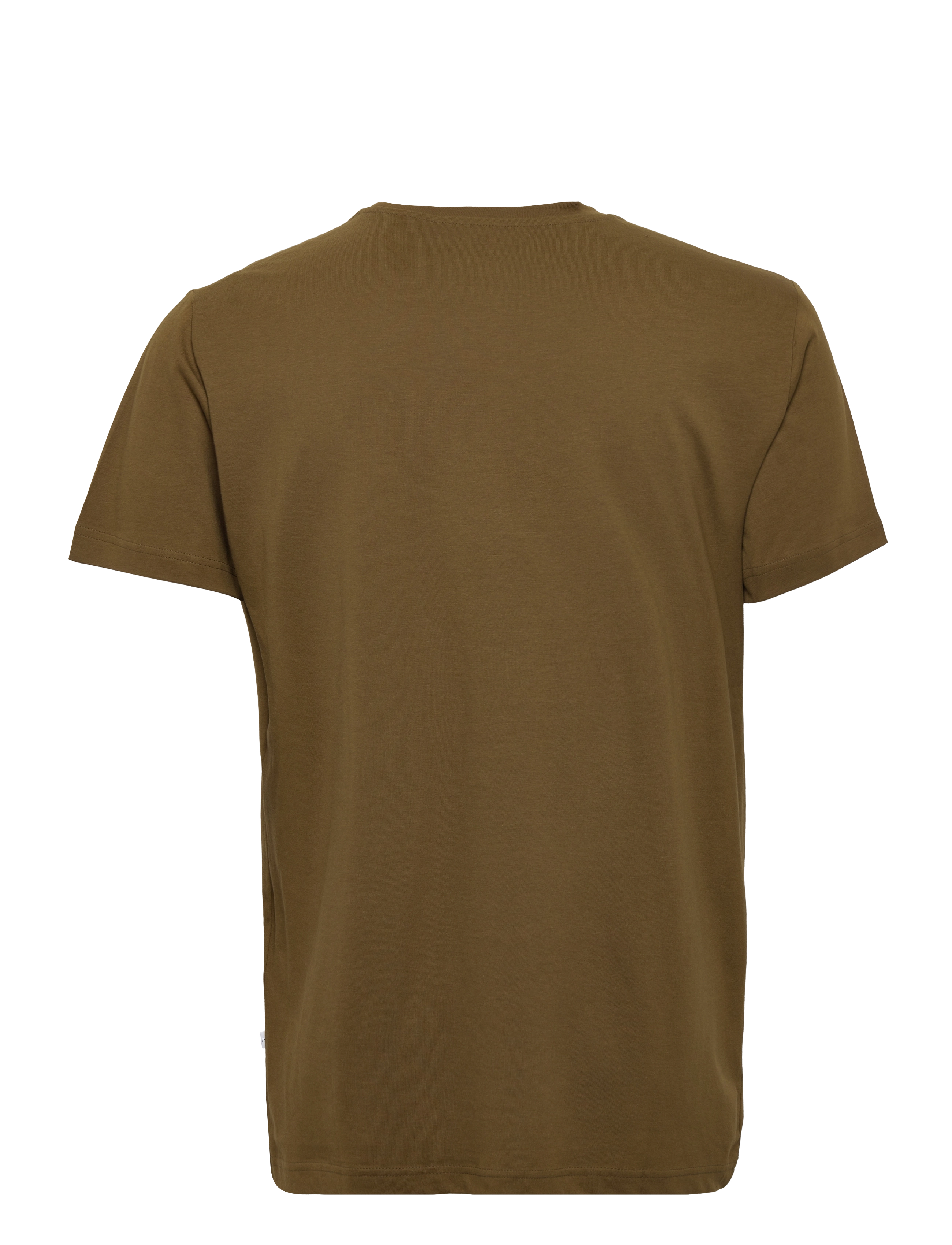 Selected - SLHNORMAN180 SS O-NECK TEE S - dark olive - 1