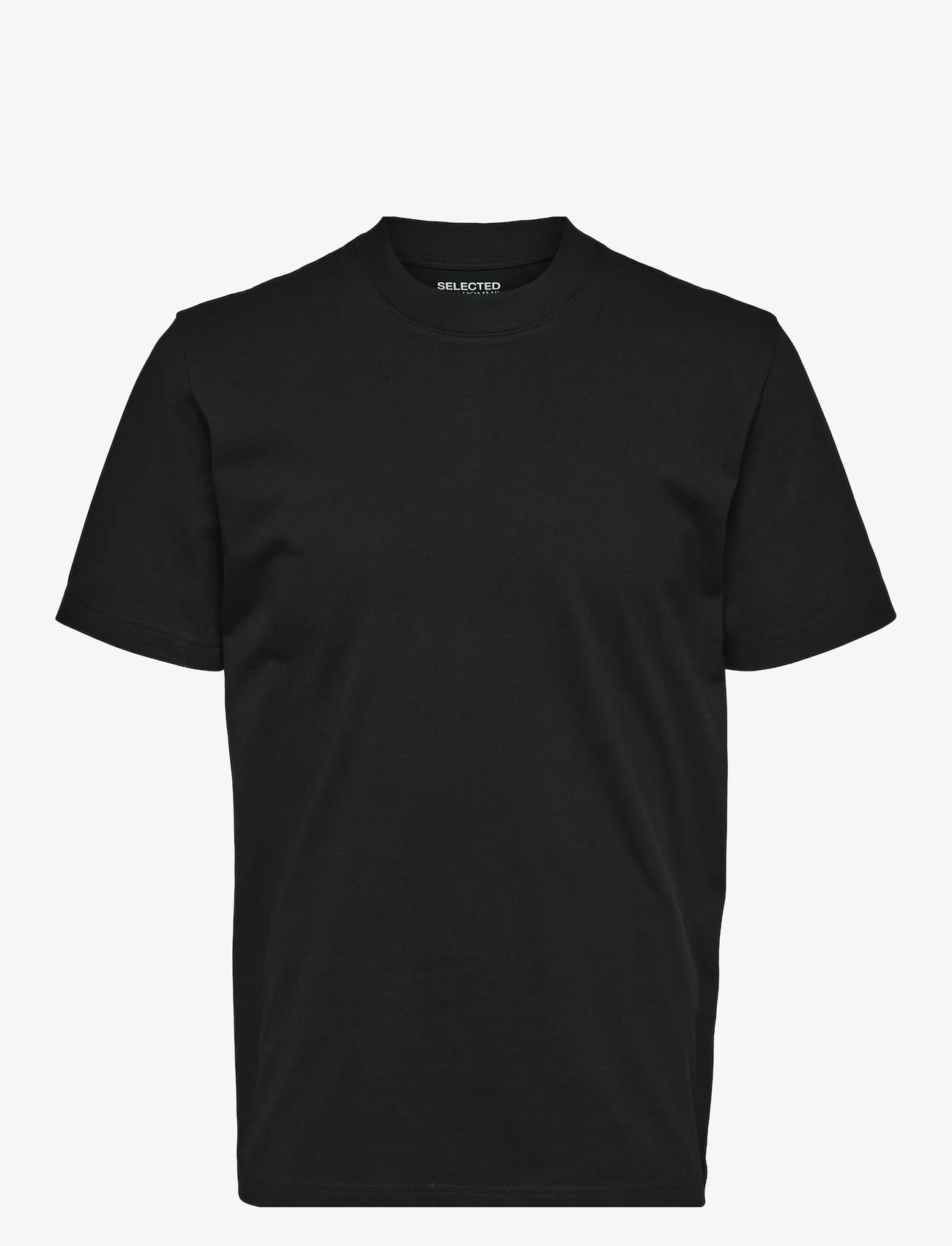 Selected Homme - SLHCOLMAN SS O-NECK TEE NOOS - lowest prices - black - 0