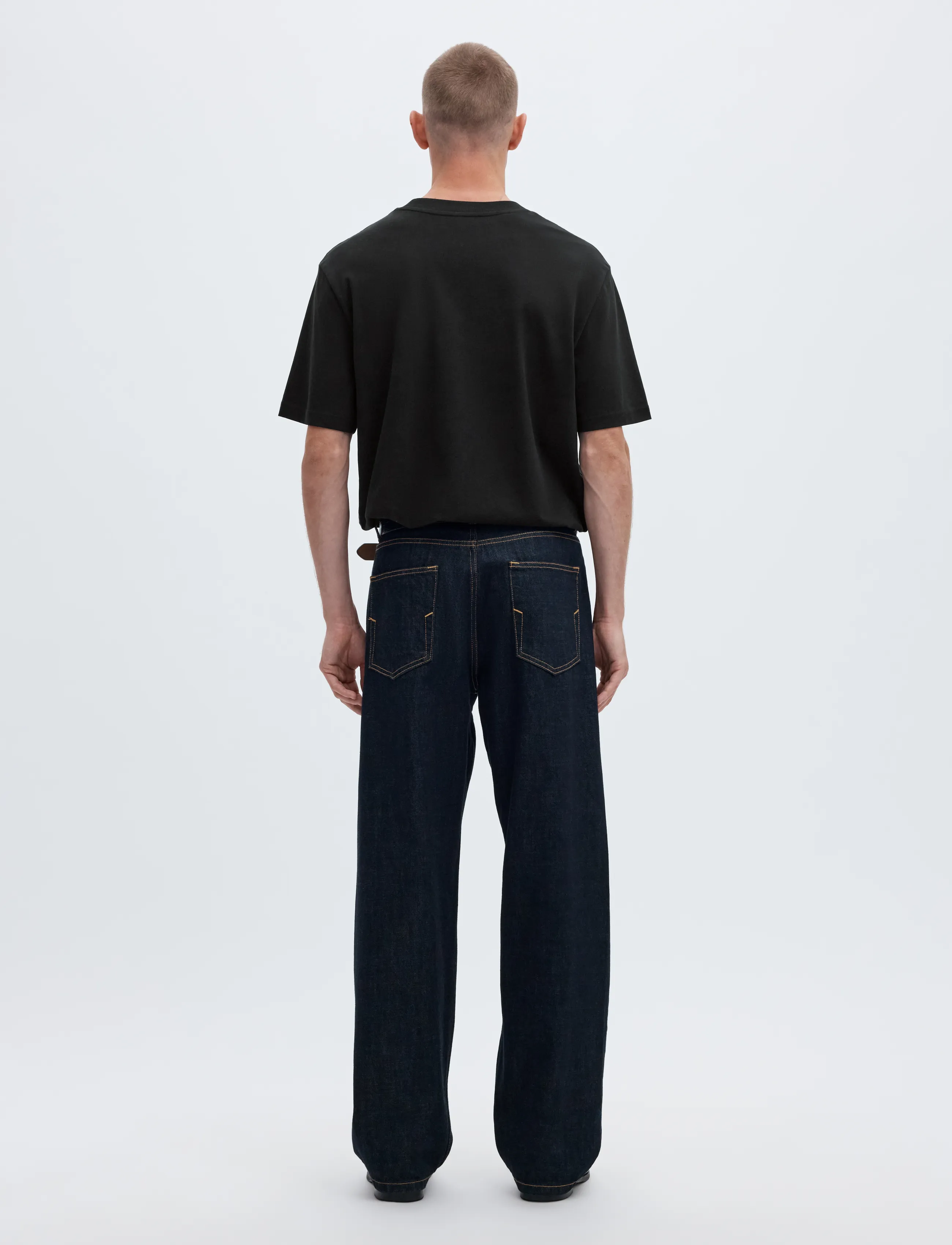 SELECTED Slmcolman Ss O-Neck Tee Noos t-shirts - bas herr – bild 2