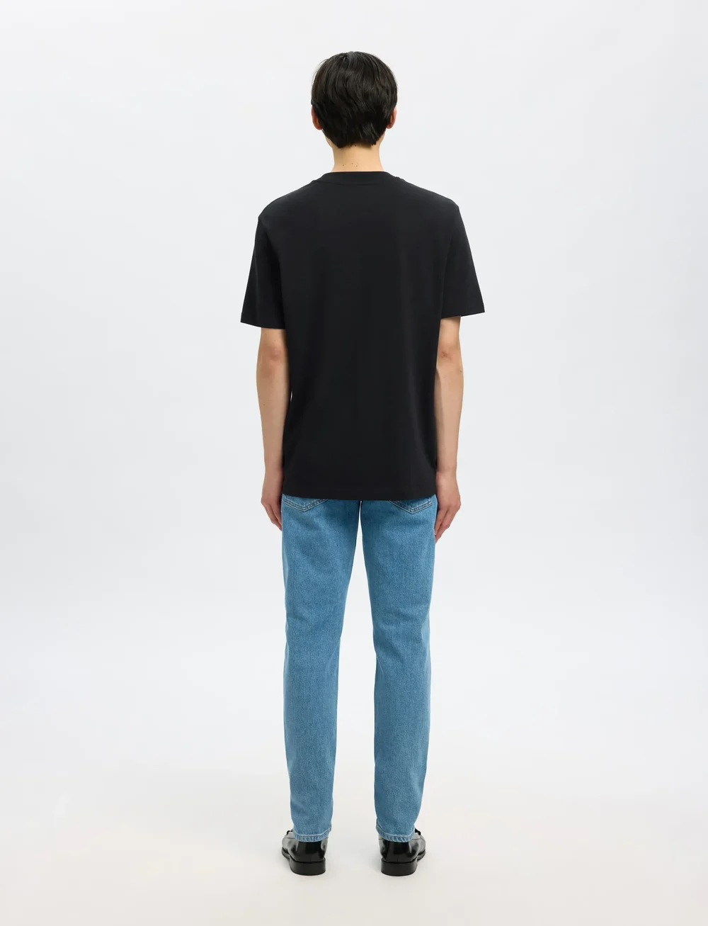 Selected - SLHCOLMAN SS O-NECK TEE NOOS - kurzärmelig - black - 3
