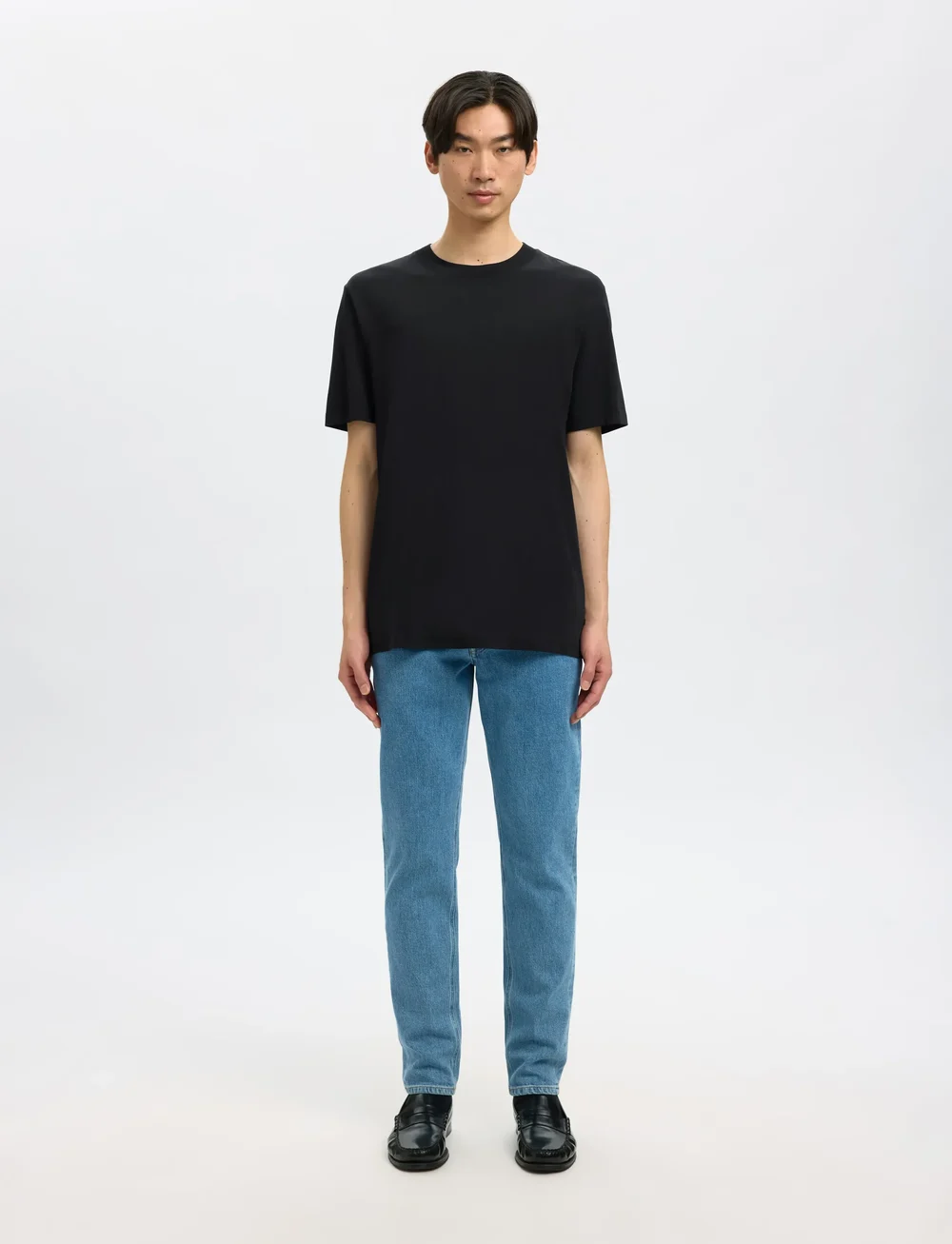 Selected - SLHCOLMAN SS O-NECK TEE NOOS - kurzärmelig - black - 4