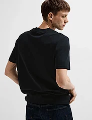 Selected Homme - SLHCOLMAN SS O-NECK TEE NOOS - lowest prices - black - 5