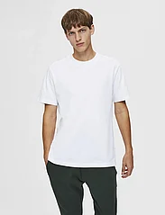 Selected Homme - SLHCOLMAN SS O-NECK TEE NOOS - lowest prices - bright white - 5
