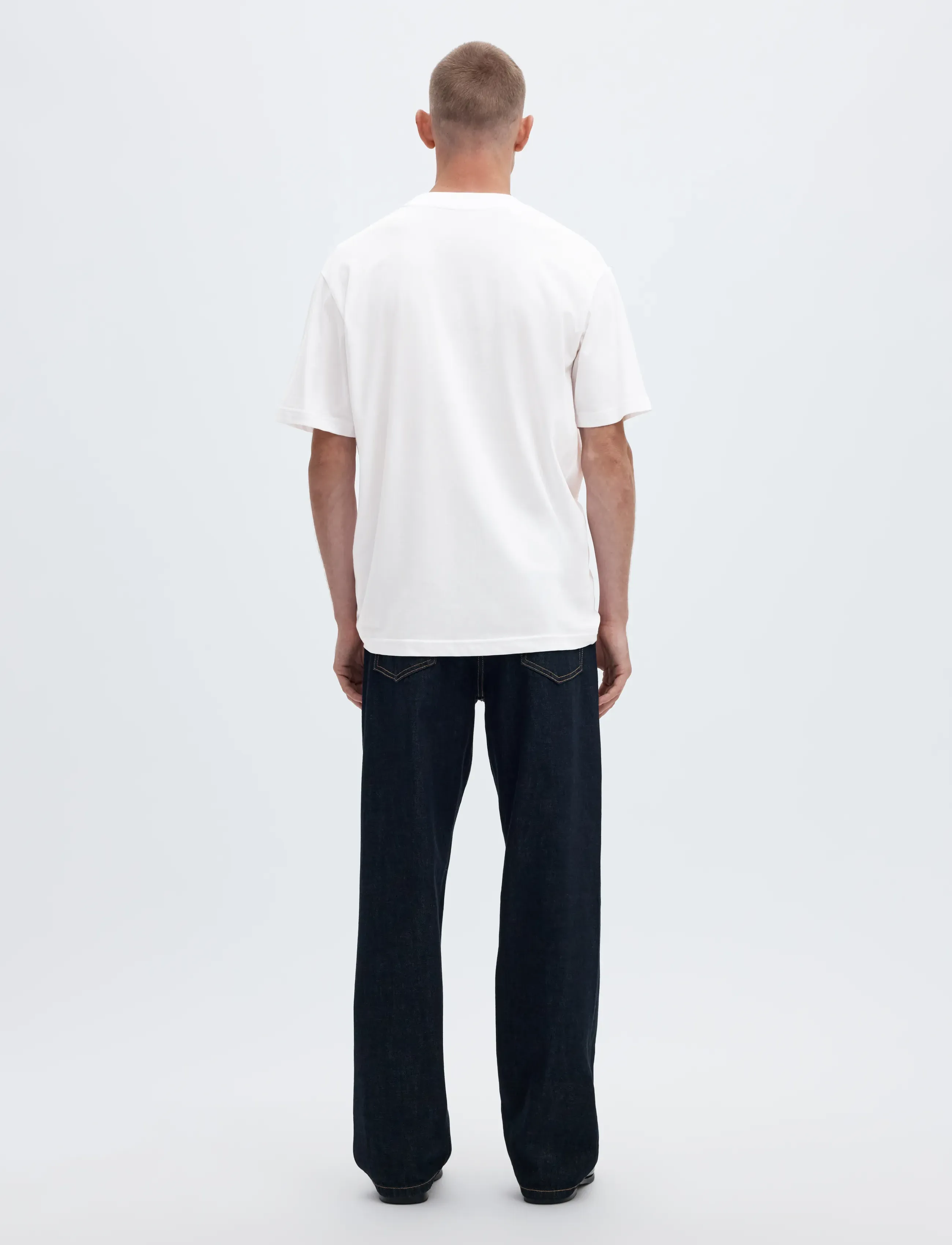 SELECTED Slmcolman Ss O-Neck Tee Noos t-shirts - bas herr – bild 2