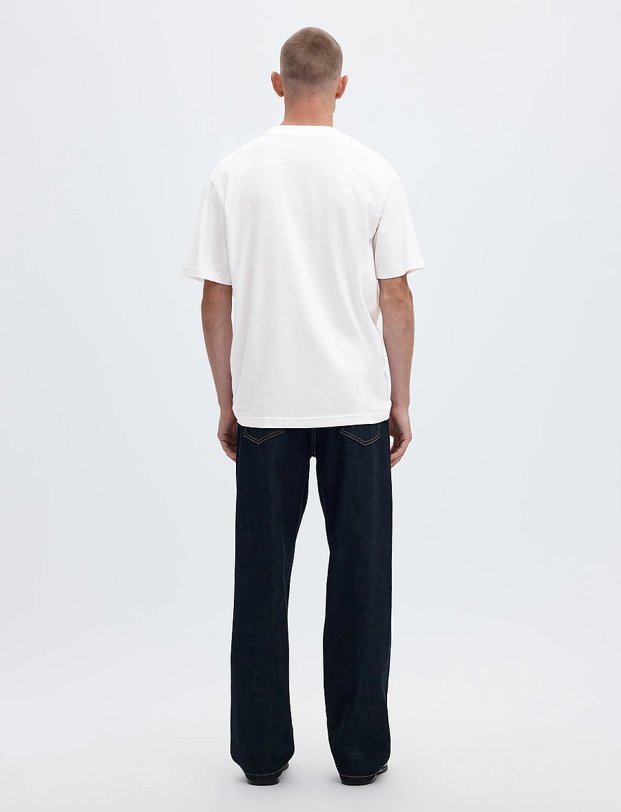 Selected - SLMCOLMAN SS O-NECK TEE NOOS - short-sleeved t-shirts - bright white - 3