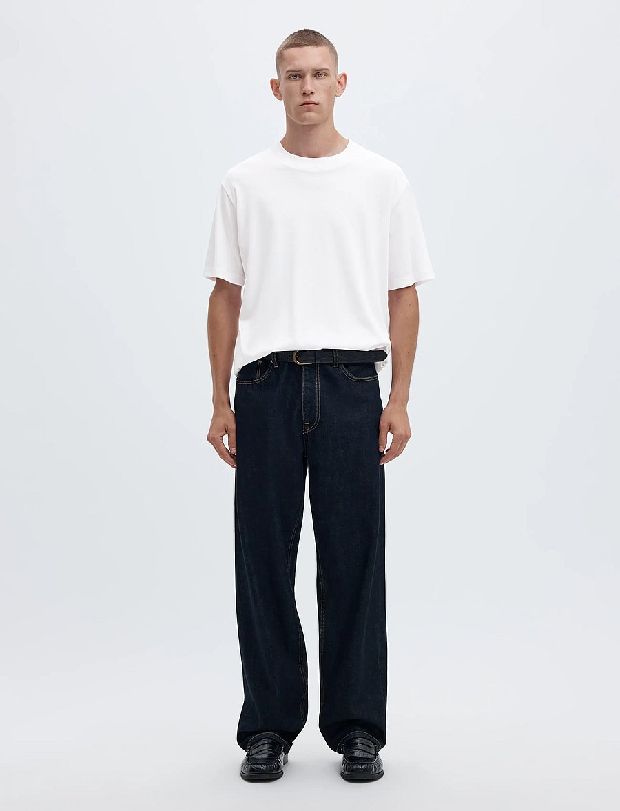 Selected - SLMCOLMAN SS O-NECK TEE NOOS - short-sleeved t-shirts - bright white - 4