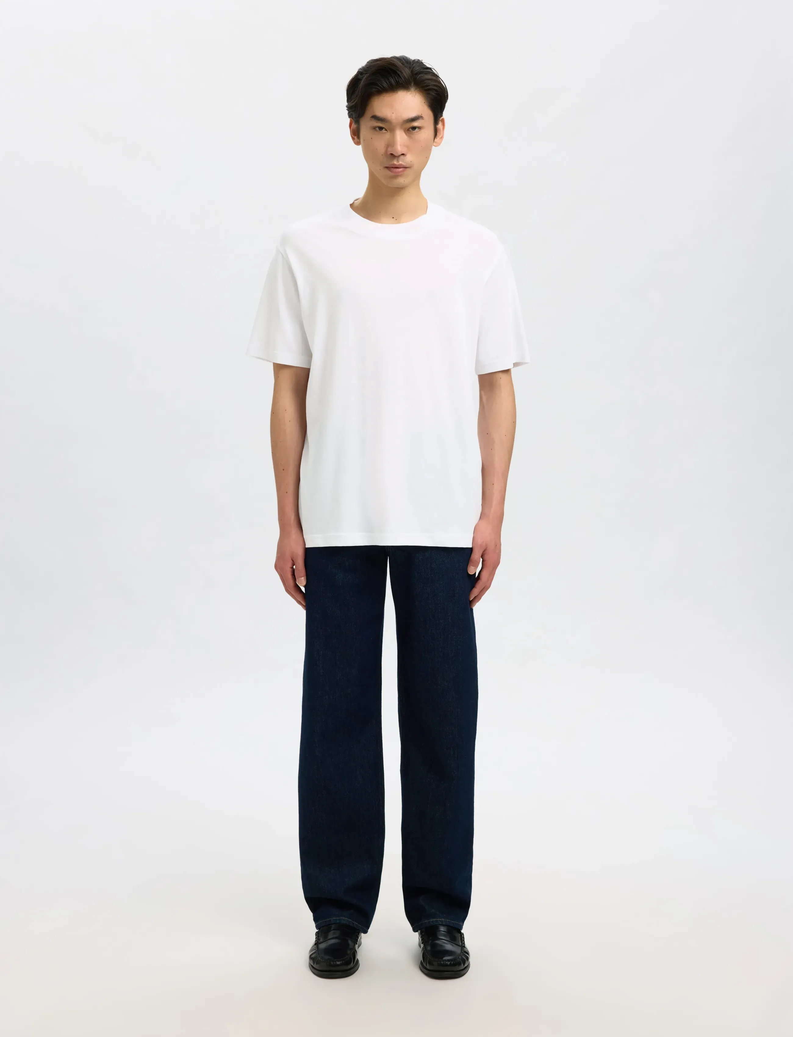 Selected - SLMCOLMAN SS O-NECK TEE NOOS - kurzärmelig - bright white - 4