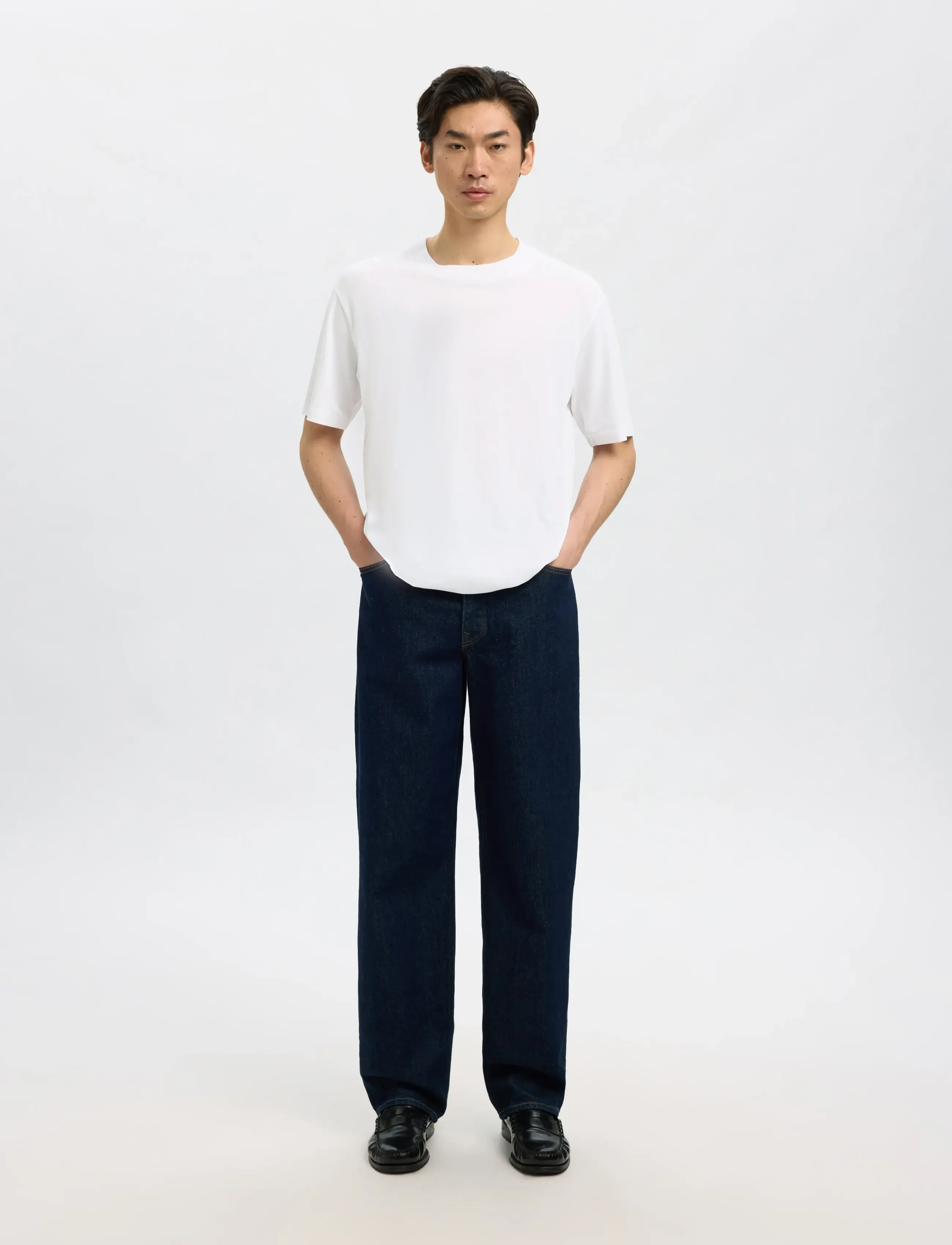 Selected - SLMCOLMAN SS O-NECK TEE NOOS - kurzärmelig - bright white - 5