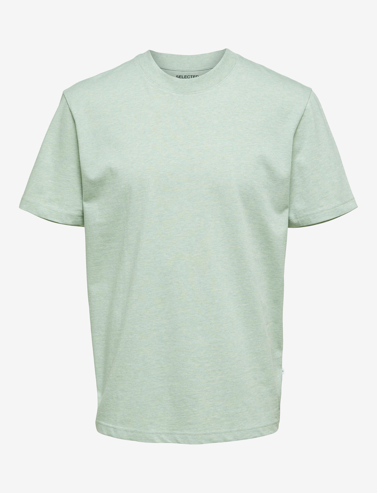 SLHCOLMAN SS O-NECK TEE NOOS - DESERT SAGE