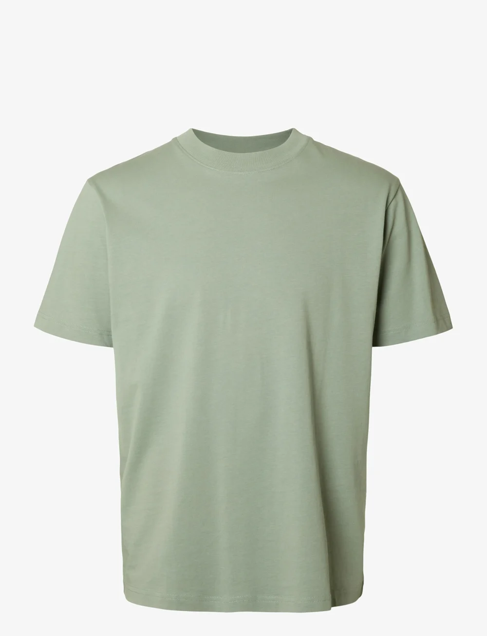 Selected - SLHCOLMAN SS O-NECK TEE NOOS - korte mouwen - iceberg green - 1