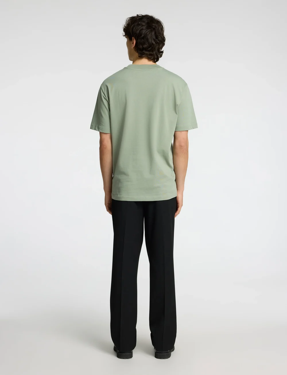 Selected - SLHCOLMAN SS O-NECK TEE NOOS - korte mouwen - iceberg green - 2