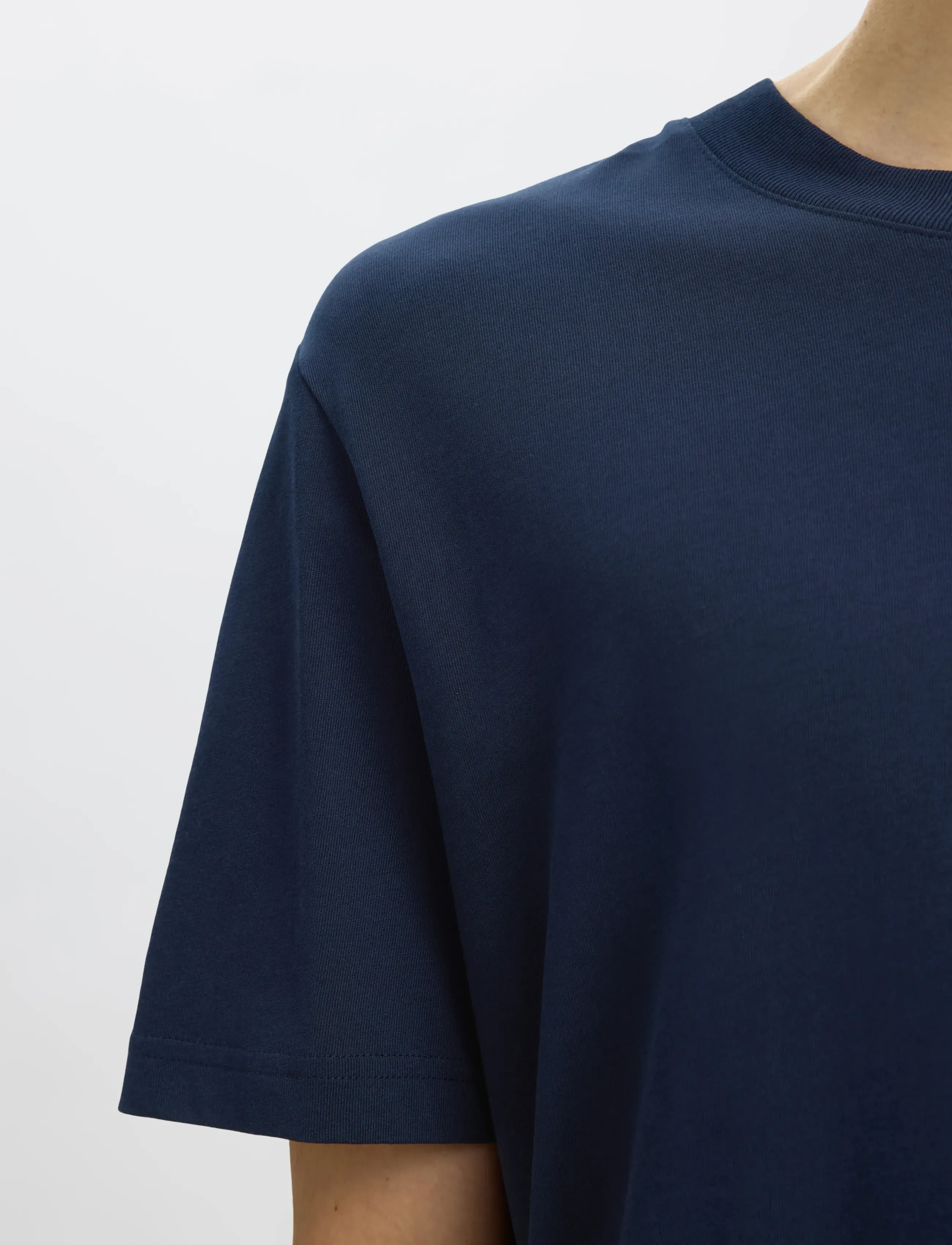Selected - SLMCOLMAN SS O-NECK TEE NOOS - kortærmede t-shirts - navy blazer - 5