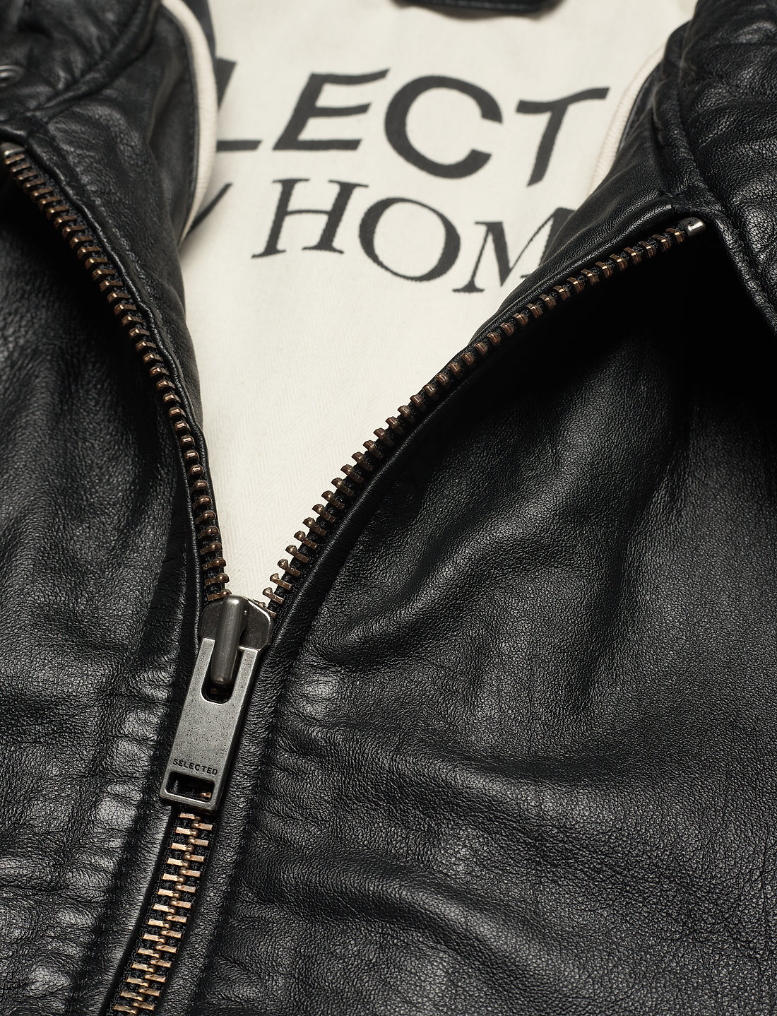 Selected Homme Slhiconic Racer Leather Jkt W 100.00 . Buy