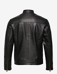 Selected Homme - SLHICONIC CLASSIC LEATHER JKT W - black - 1