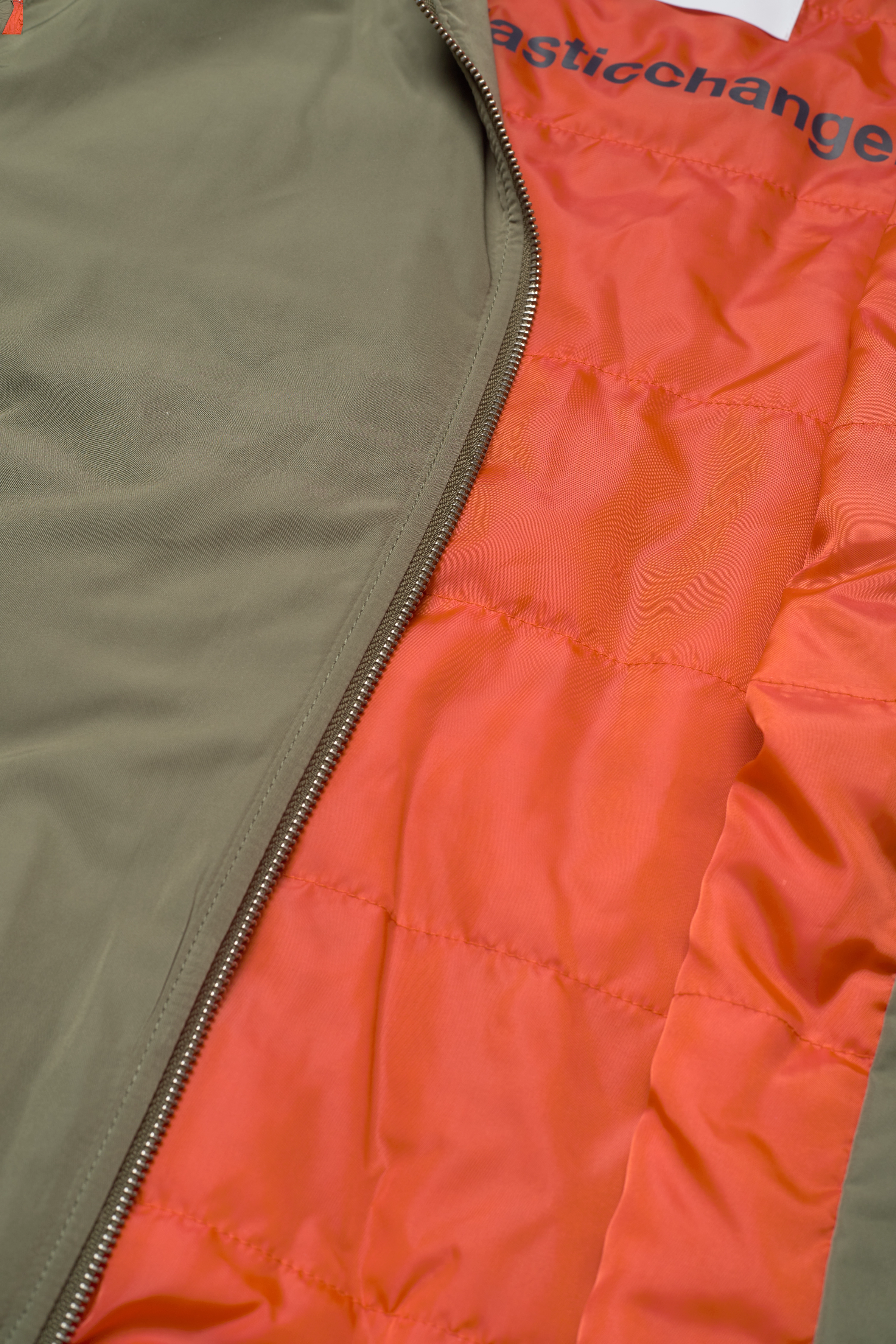 Selected Homme - SLHPLASTIC CHANGE BOMBER JKT W - dusty olive - 4