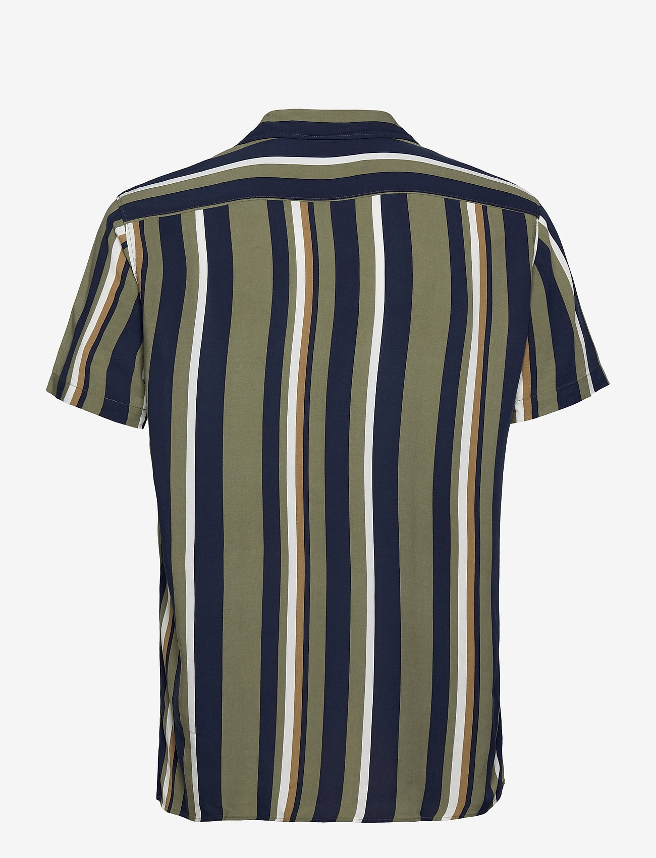 Selected Homme - SLHREGMICHAEL SHIRT SS STRIPES W - aloe - 1