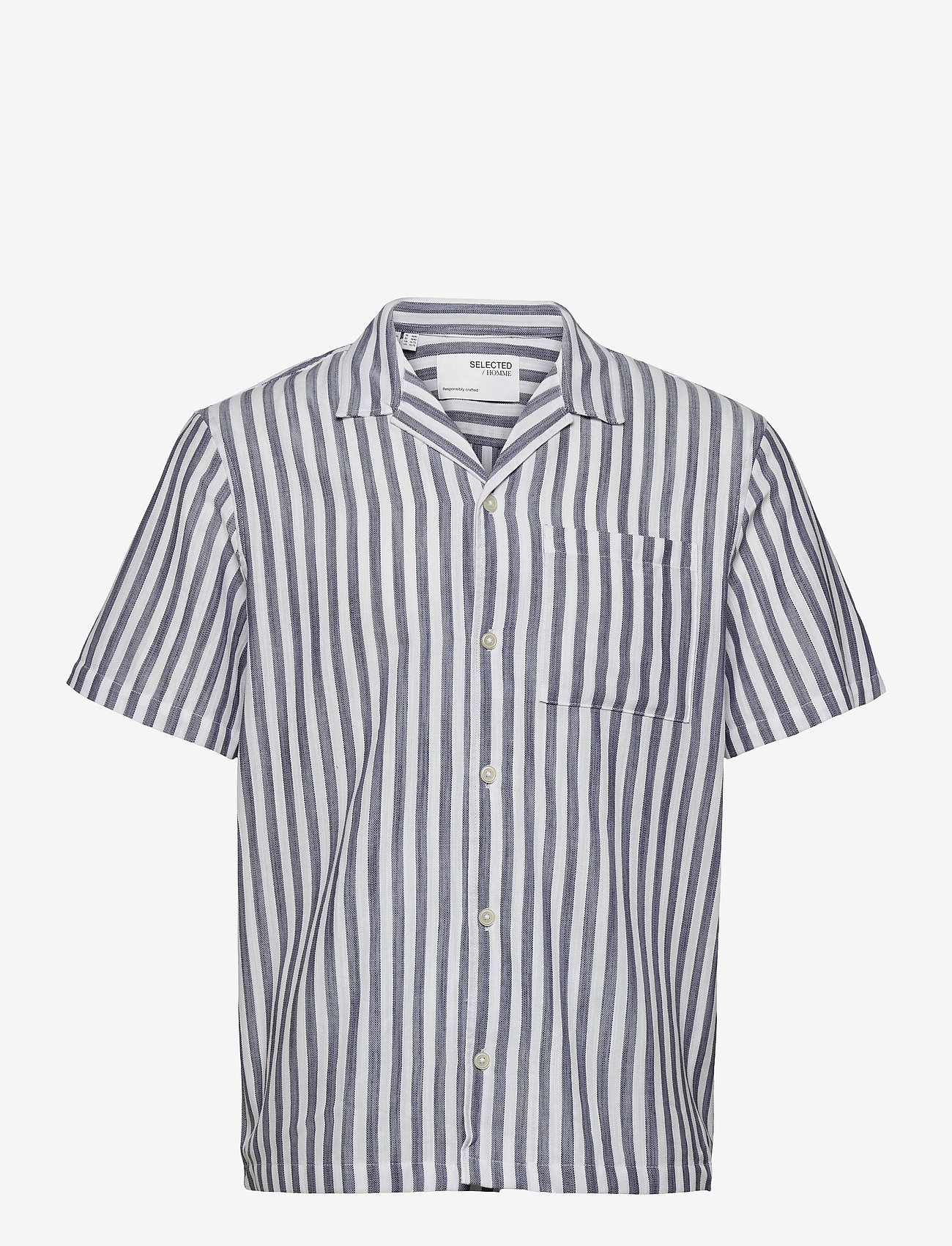 Selected Homme - SLHRELAXWADE SHIRT SS G - white - 0