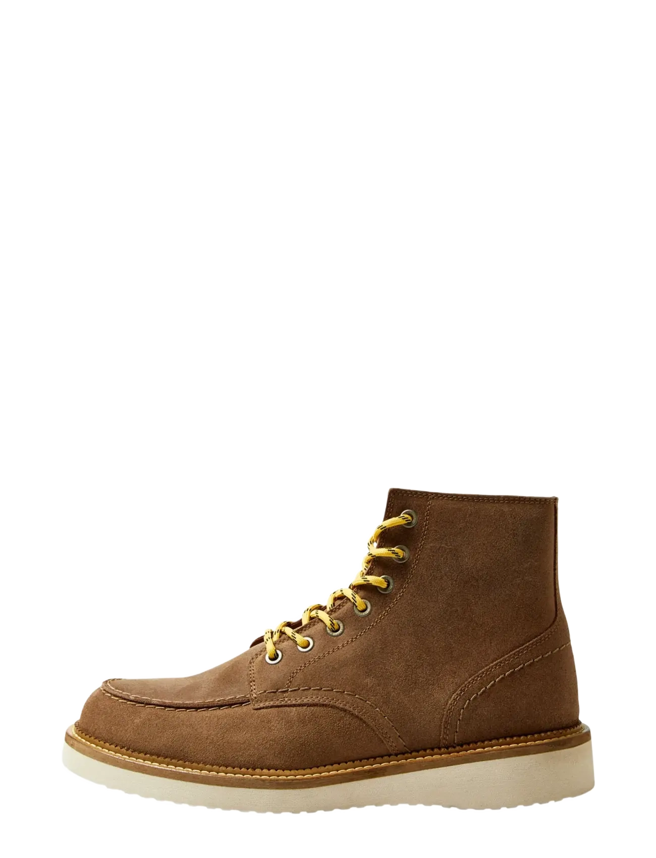 Selected SLHTEO NEW SUEDE MOC-TOE BOOT - Støvler - SOFT SILT / brown