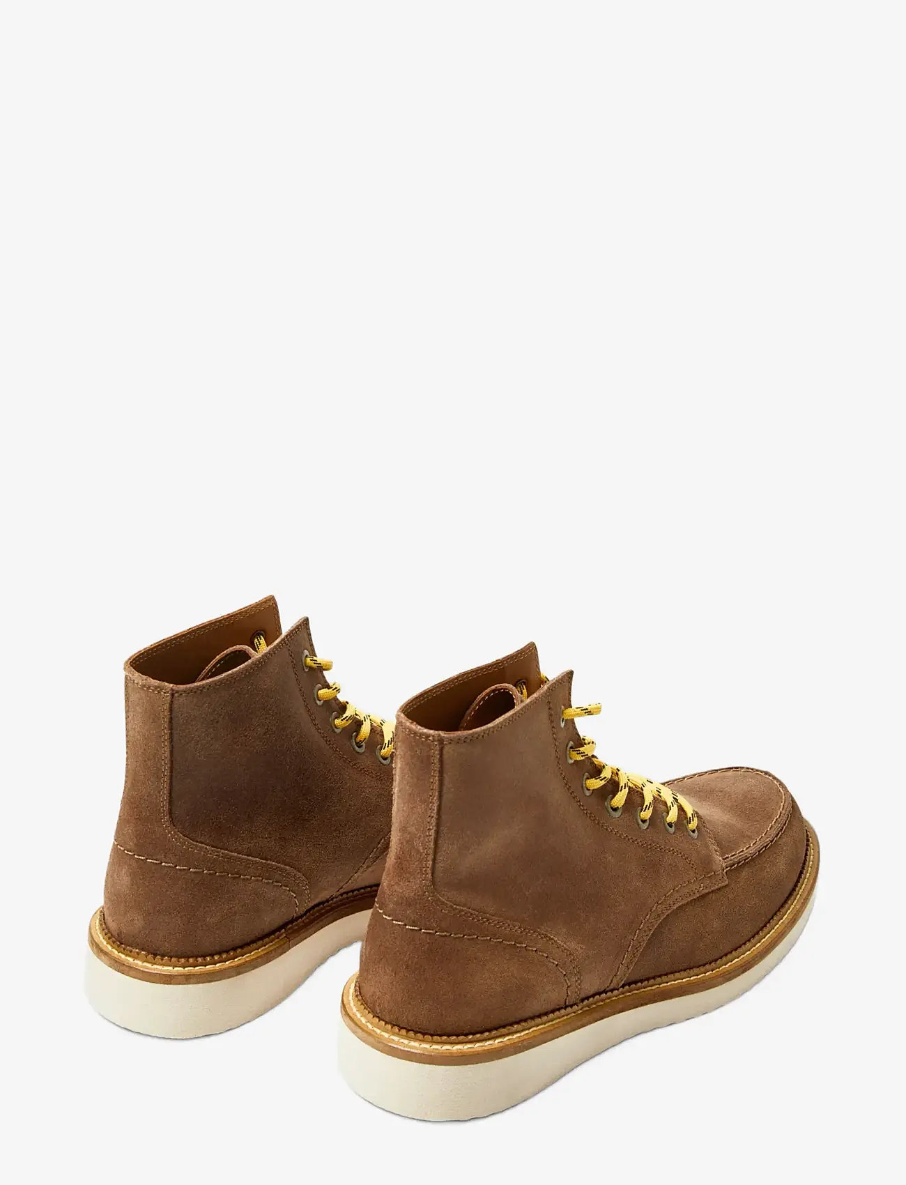 Selected - SLHTEO NEW SUEDE MOC-TOE BOOT - laced boots - soft silt - 1