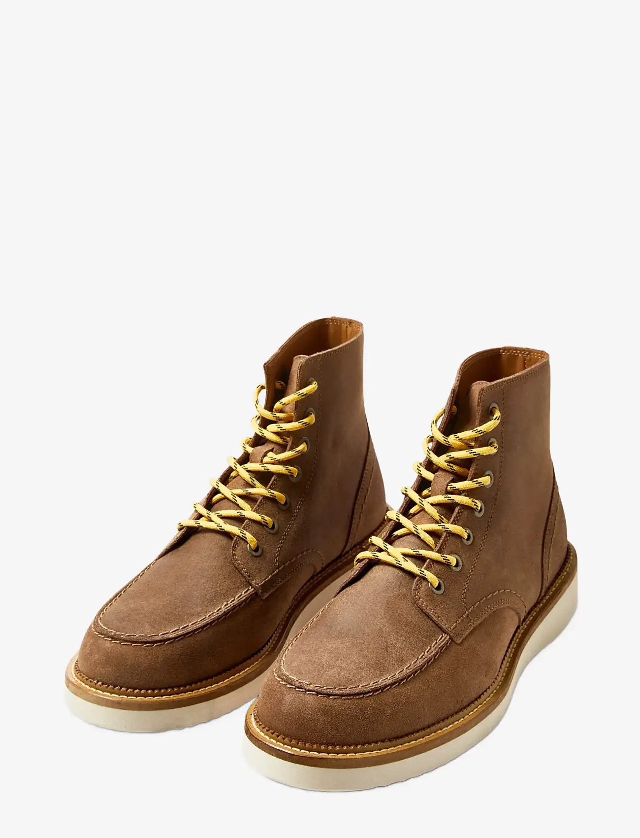Selected - SLHTEO NEW SUEDE MOC-TOE BOOT - laced boots - soft silt - 2