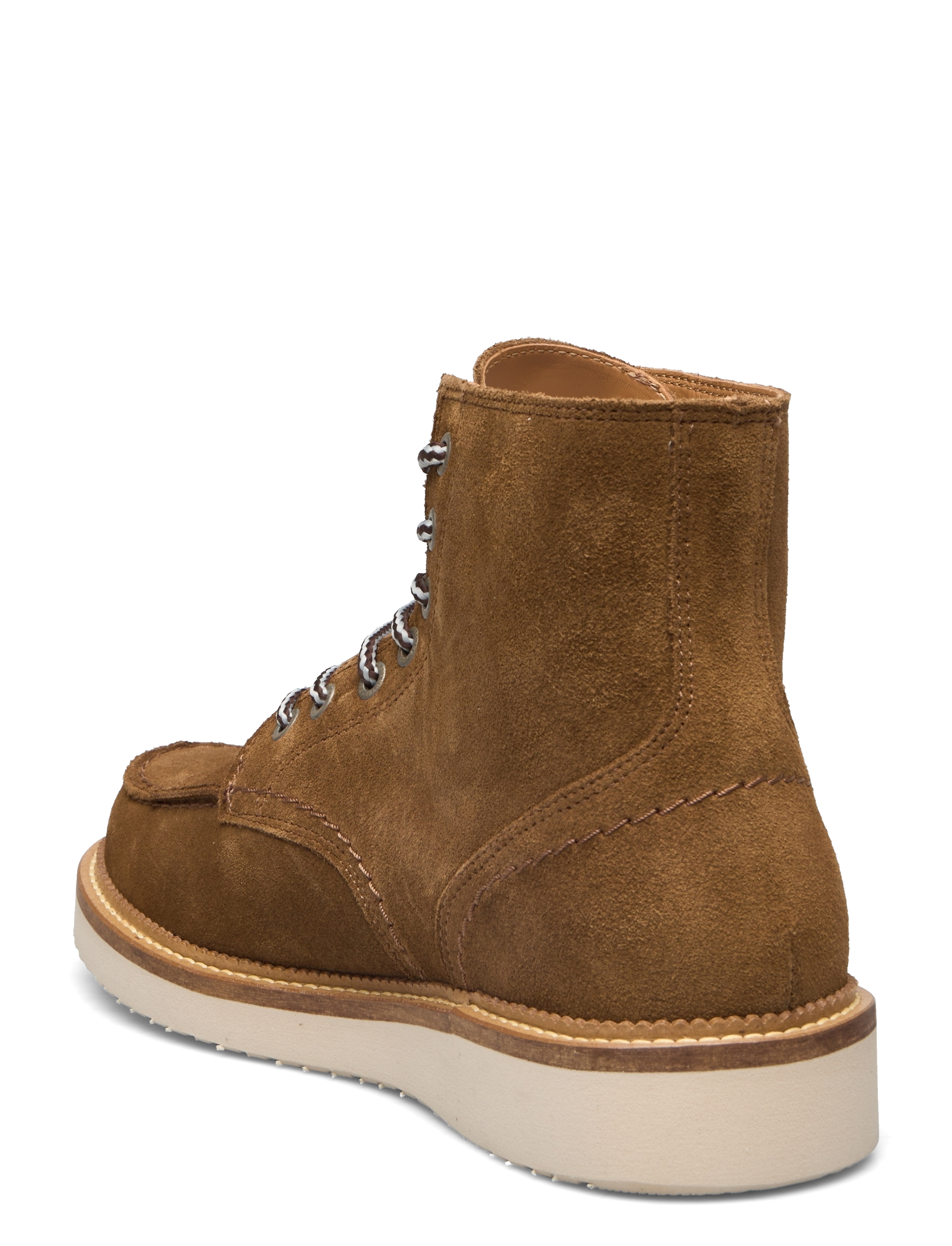 Selected - SLHTEO NEW SUEDE MOC-TOE BOOT - støvler med snøre - tobacco brown - 2
