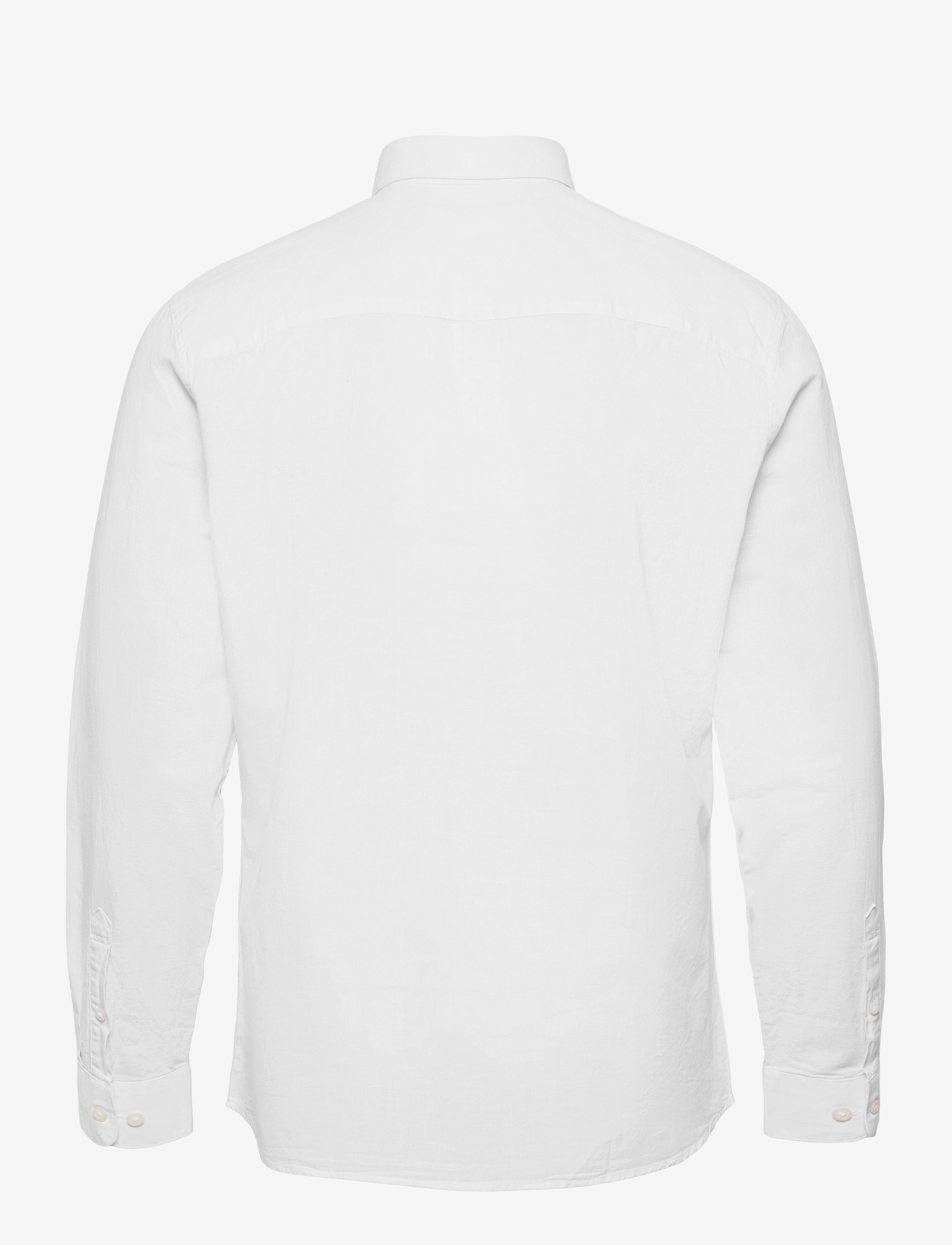 Selected - SLHSLIMNEW-LINEN SHIRT LS W - white - 1