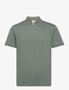 SLHFAVE ZIP SS POLO NOOS, Selected Homme