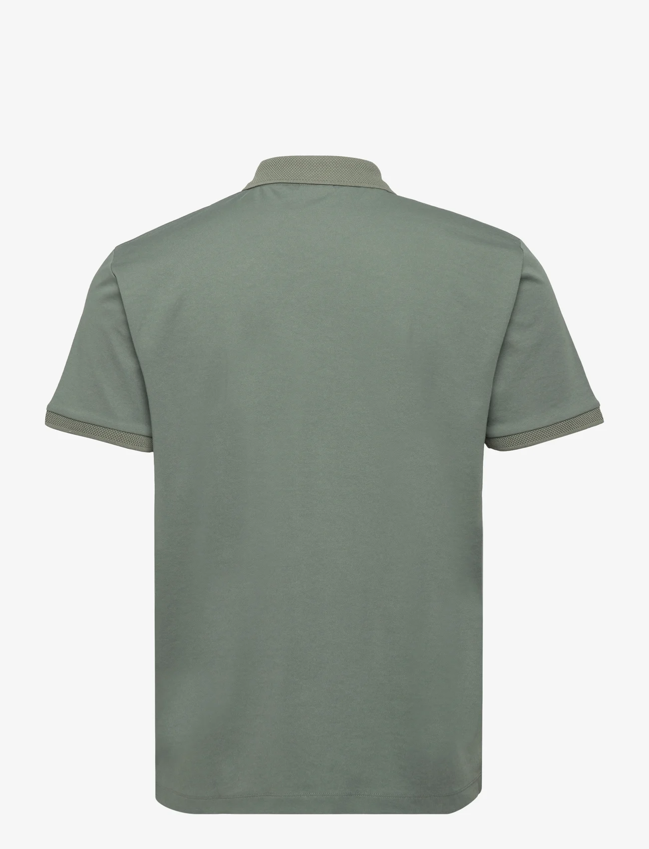 Selected Homme - SLHFAVE ZIP SS POLO NOOS - die niedrigsten preise - agave green - 1