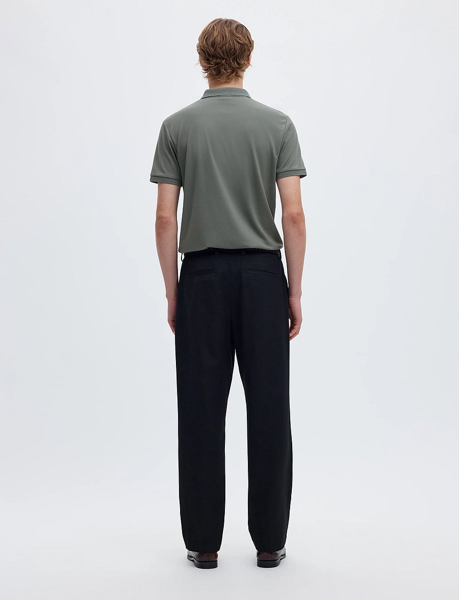 Selected - SLMFAVE ZIP SS POLO NOOS - kurzärmelig - agave green - 2