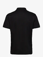 Selected Homme - SLHFAVE ZIP SS POLO NOOS - polo shirts - black - 1
