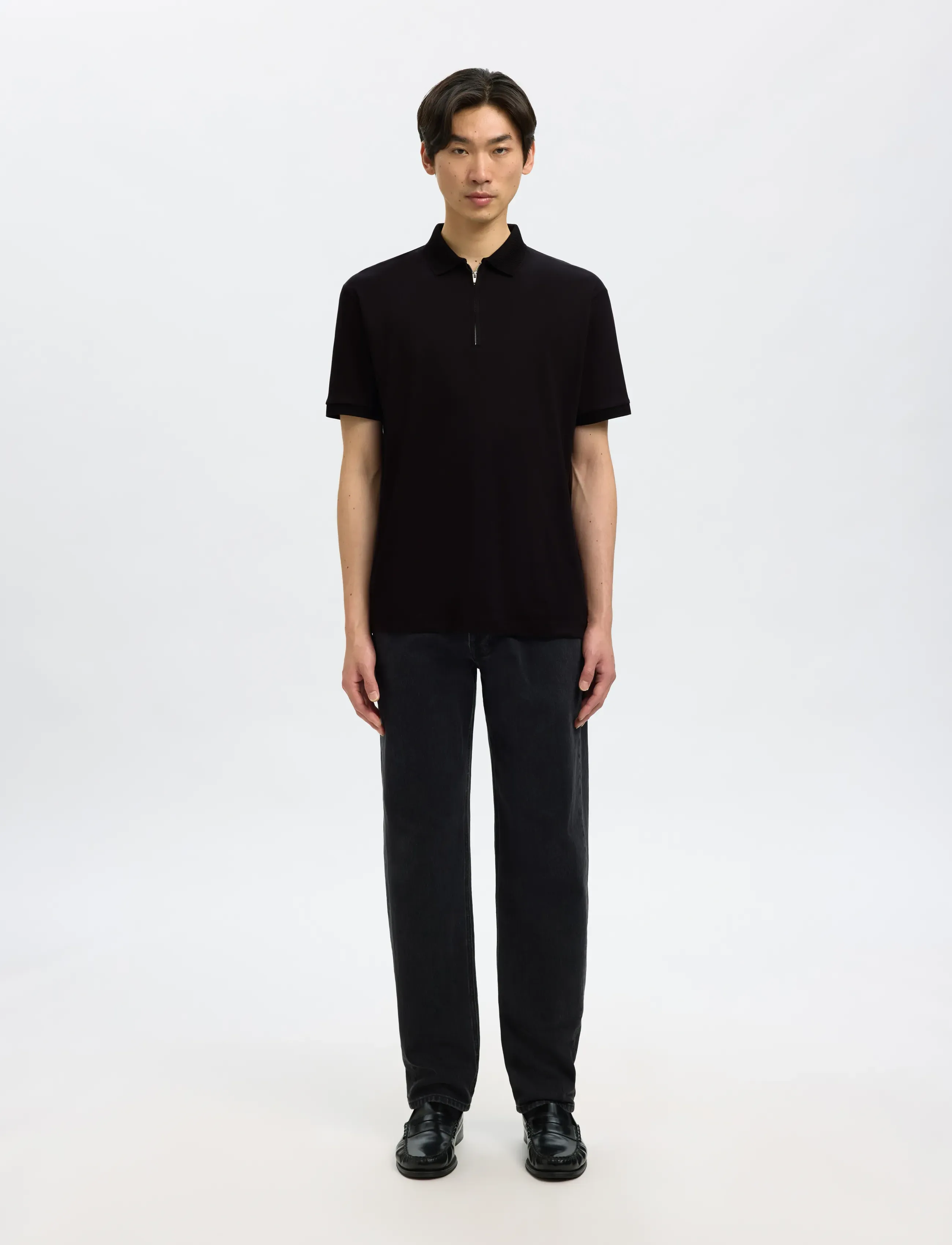 Slmfave Zip Ss Polo Noos 3