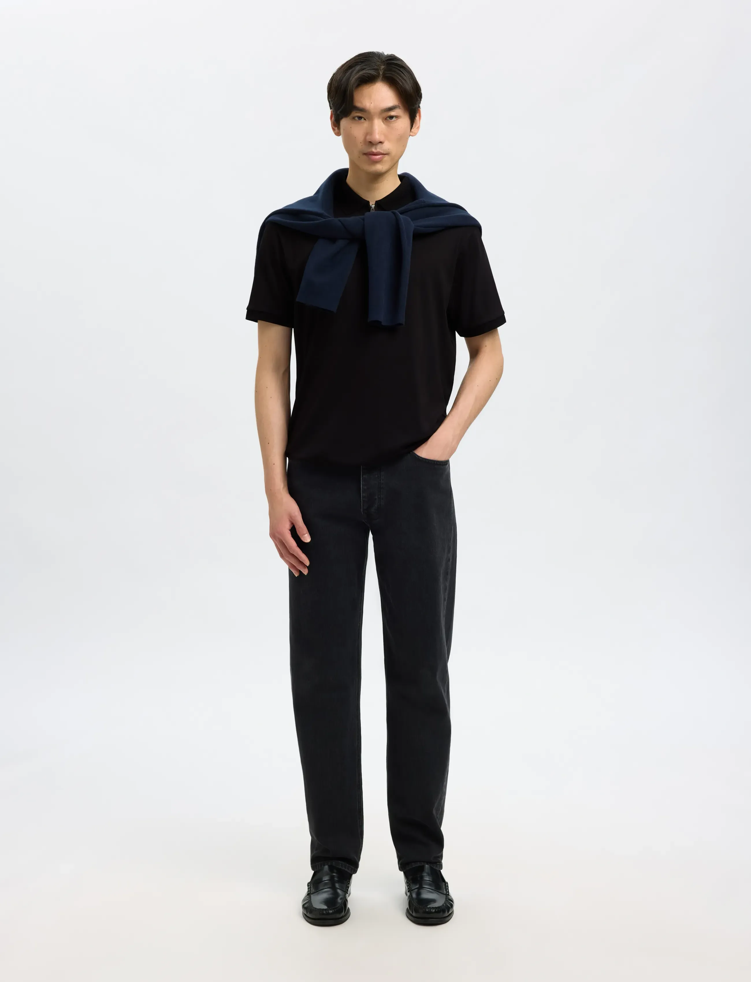 Slmfave Zip Ss Polo Noos 5