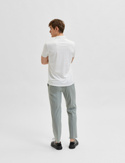 Selected Homme - SLHFAVE ZIP SS POLO NOOS - lowest prices - cloud dancer - 3
