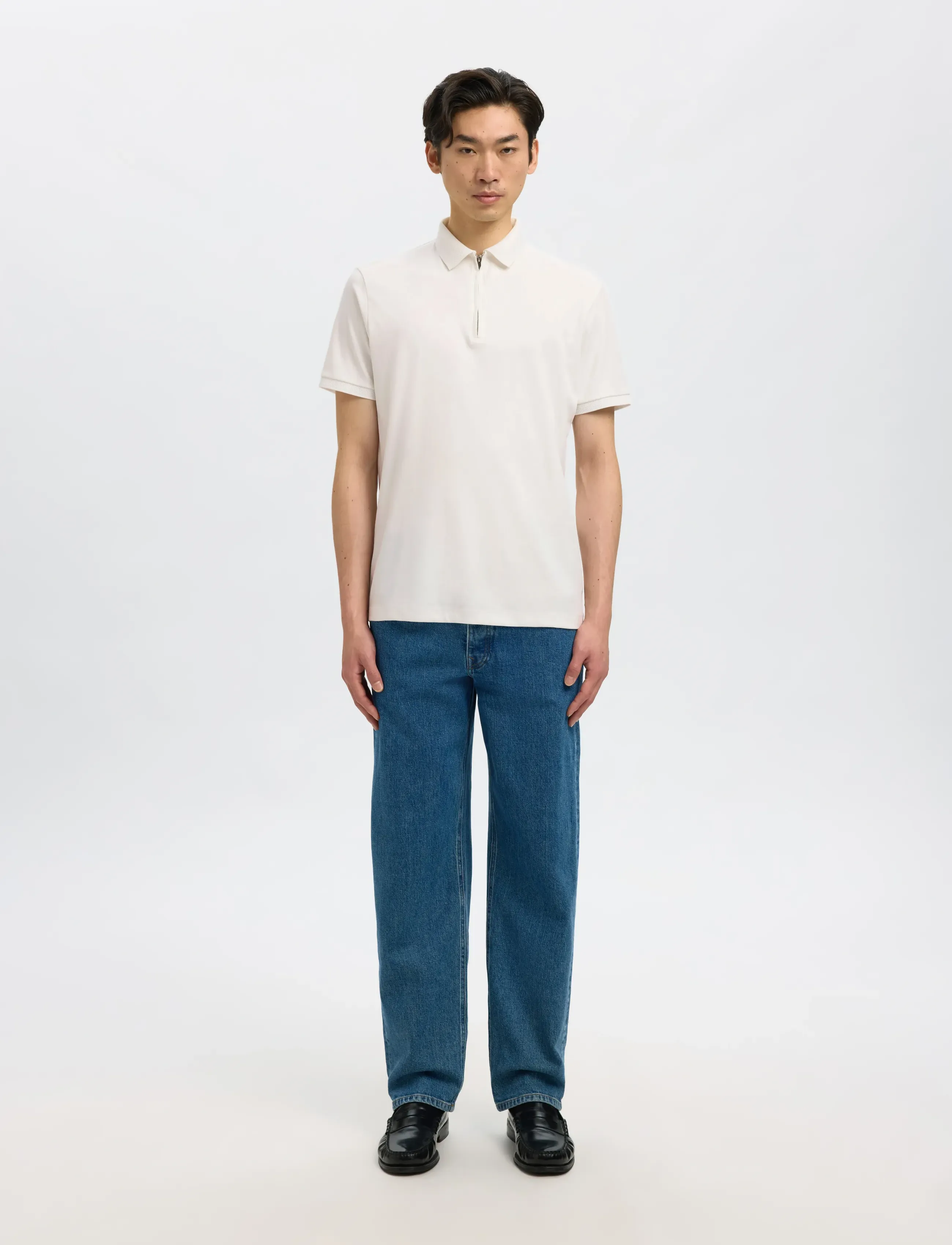 Slmfave Zip Ss Polo Noos 3