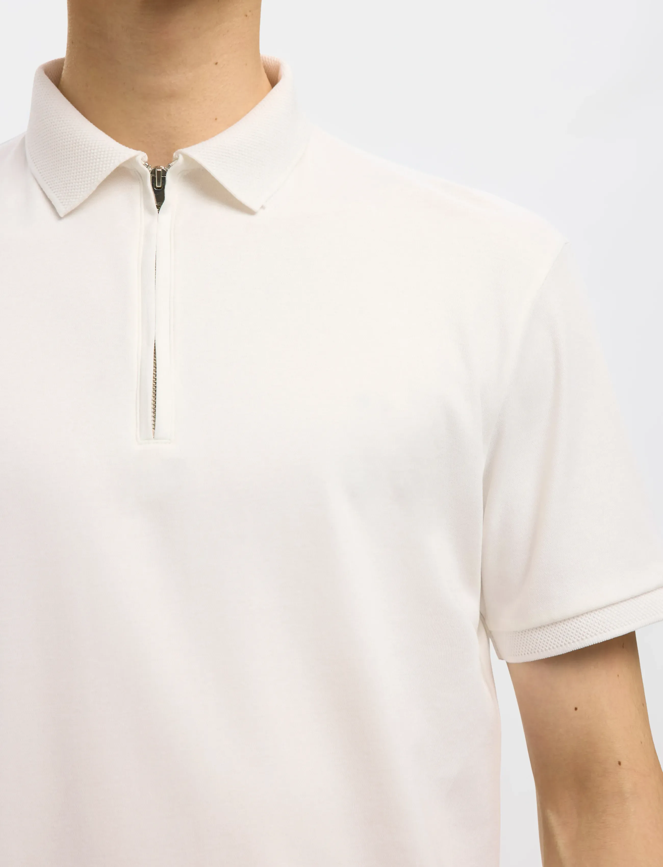 Slmfave Zip Ss Polo Noos 4