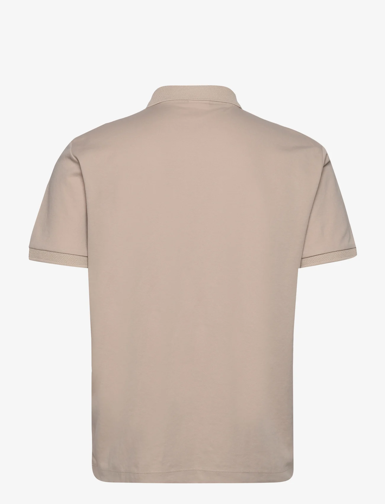 Selected Homme - SLHFAVE ZIP SS POLO NOOS - lowest prices - oatmeal - 1