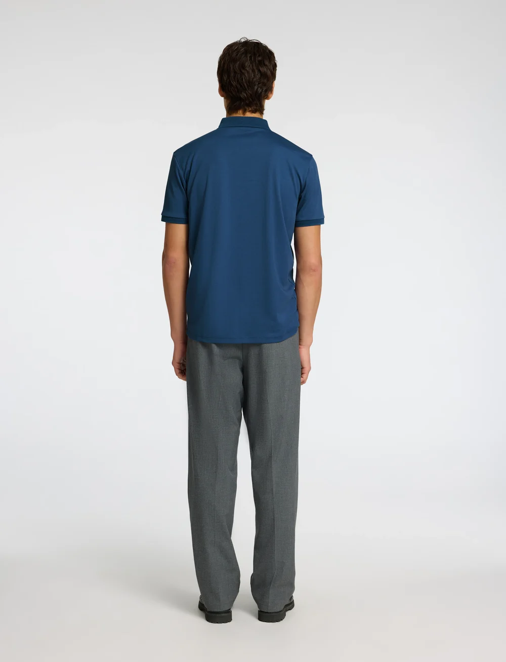 Selected - SLHFAVE ZIP SS POLO - lühikeste varrukatega polod - oceana - 2