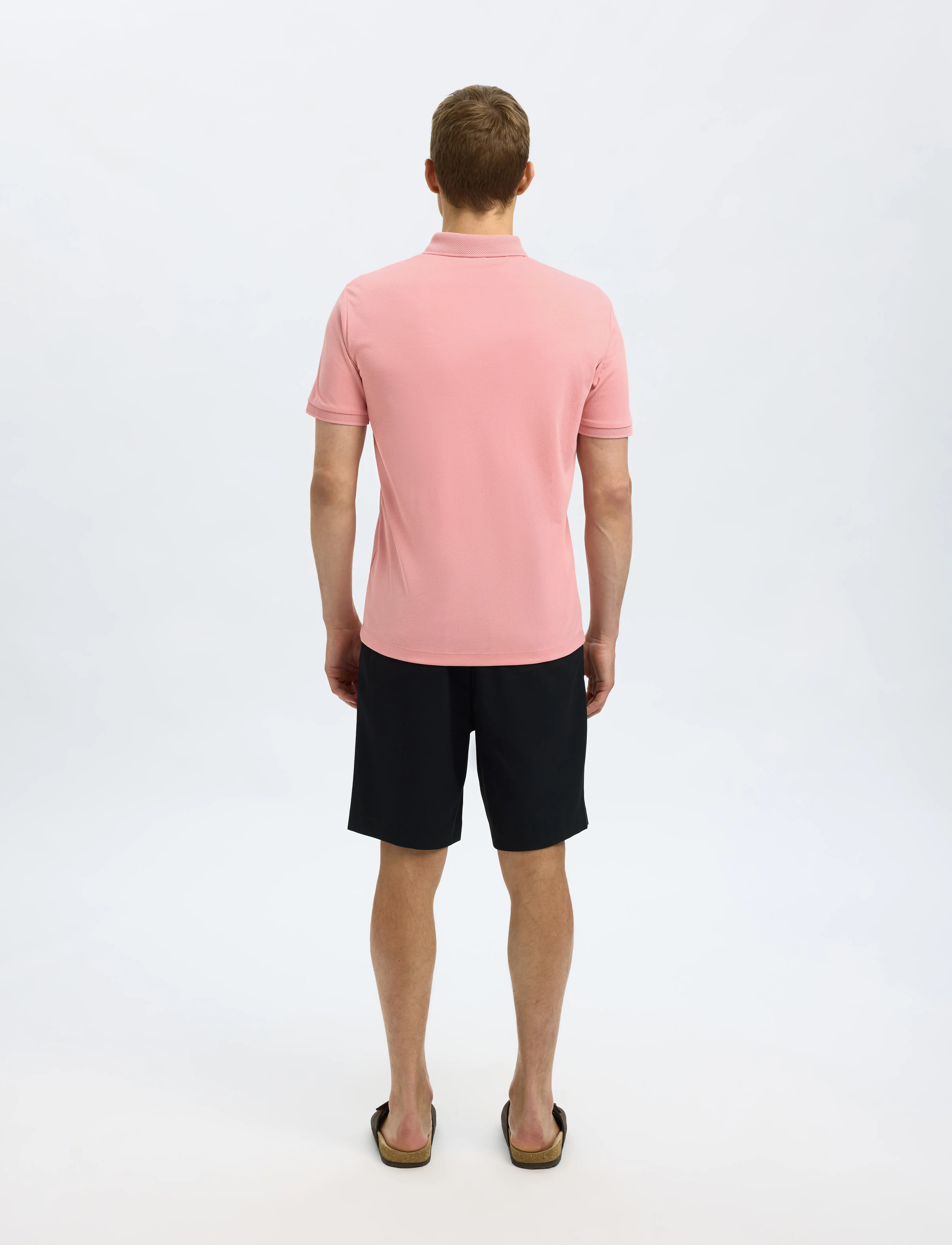 Selected - SLMFAVE ZIP SS POLO NOOS - kortärmade pikéer - rose tan - 2