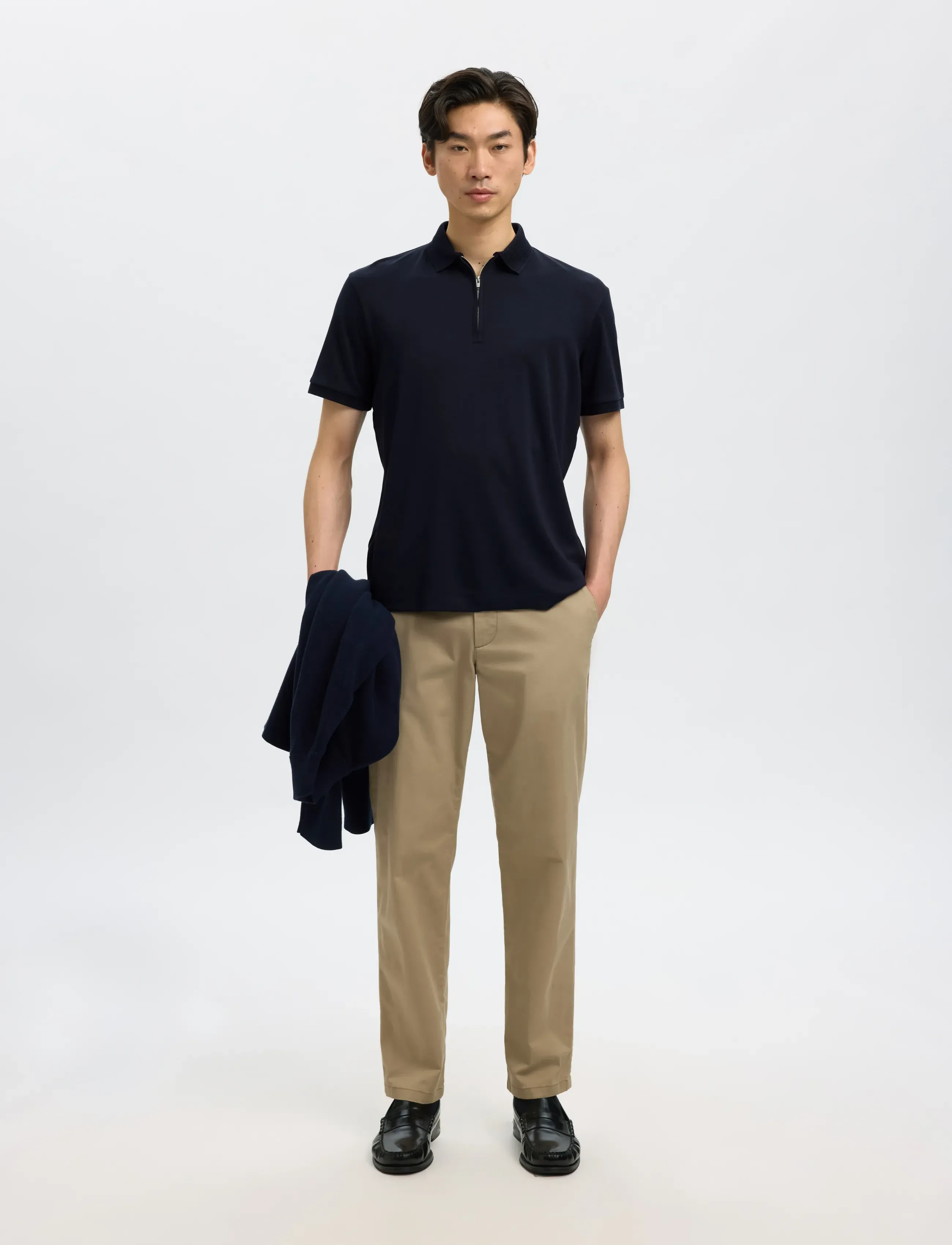 Slmfave Zip Ss Polo Noos 5