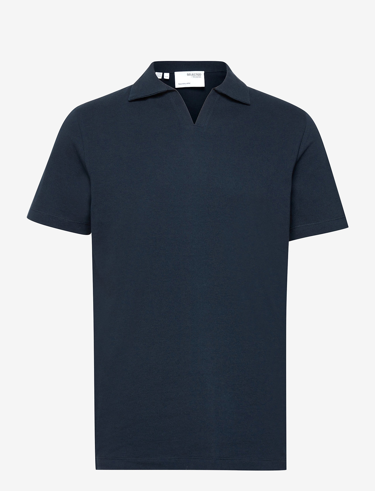 Selected - SLHGLADE SS POLO B - sky captain - 0