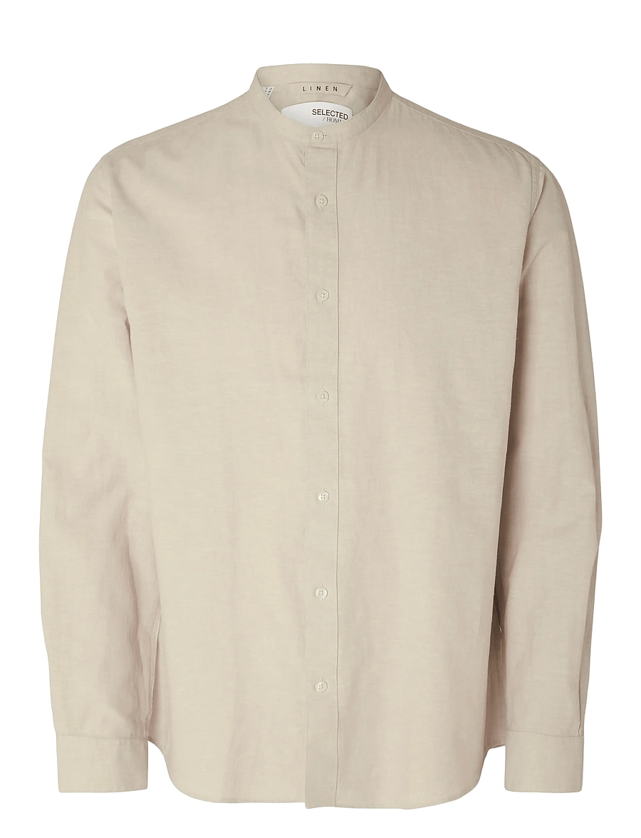 Selected - SLHREGSUN SHIRT LS BAND - pure cashmere - 1