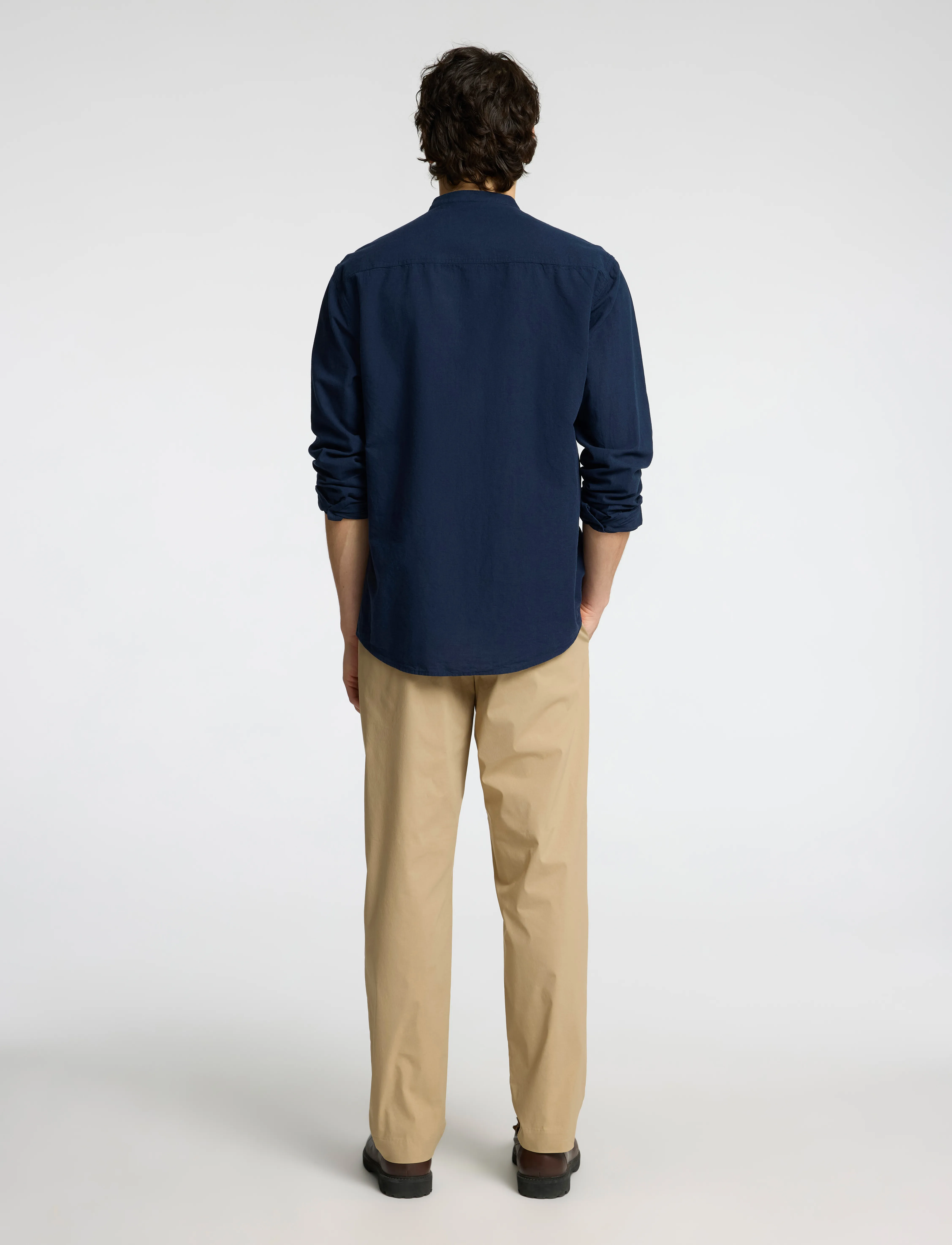 Selected - SLHREGSUN SHIRT LS BAND - sky captain - 2