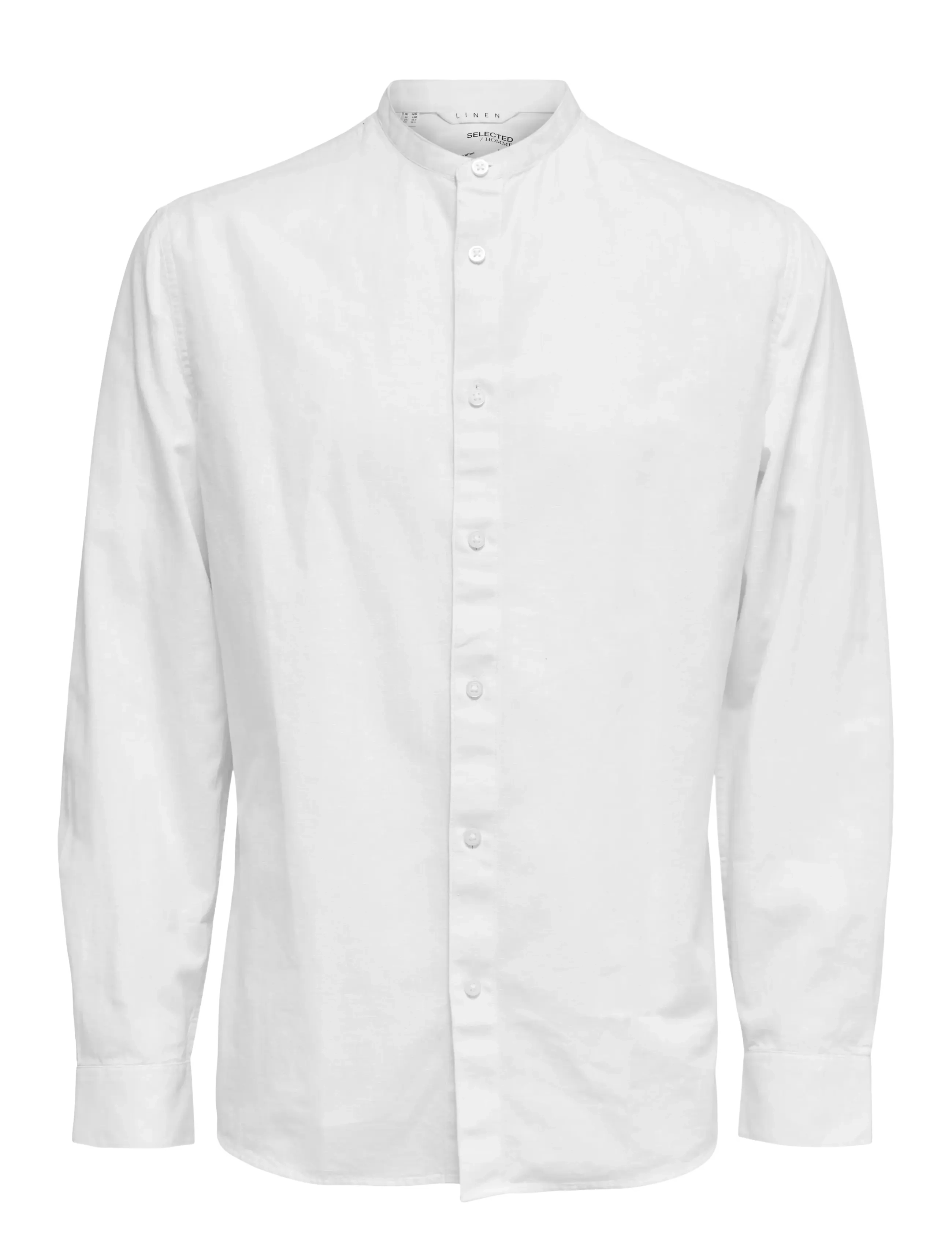 Selected SLHREGSUN SHIRT LS BAND - Basic-Hemden - WHITE / white