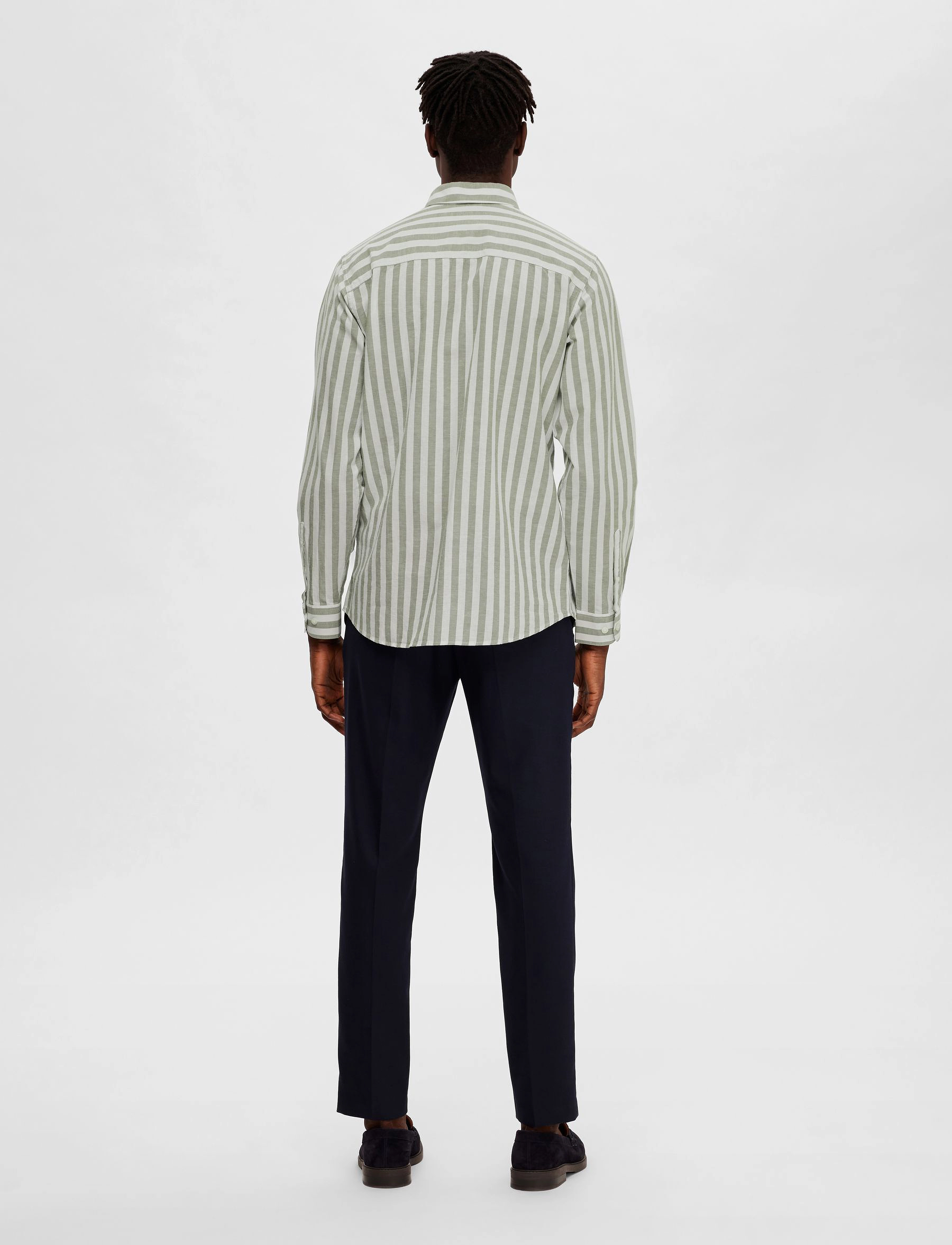 Selected Homme - SLHSLIMSUN SHIRT LS CLASSIC - desert sage - 2