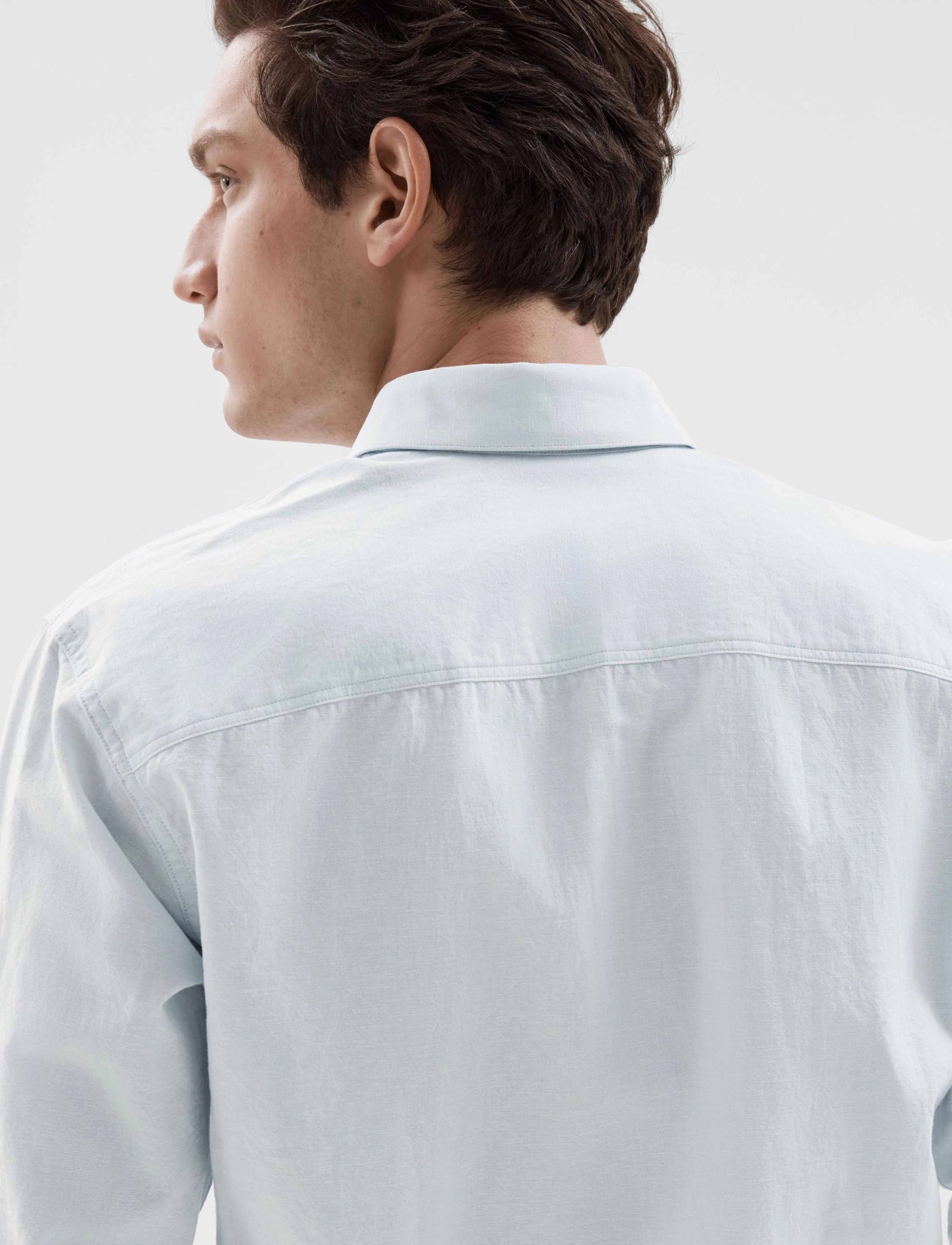 Selected Homme - SLHSLIMSUN SHIRT LS CLASSIC - skyway - 5