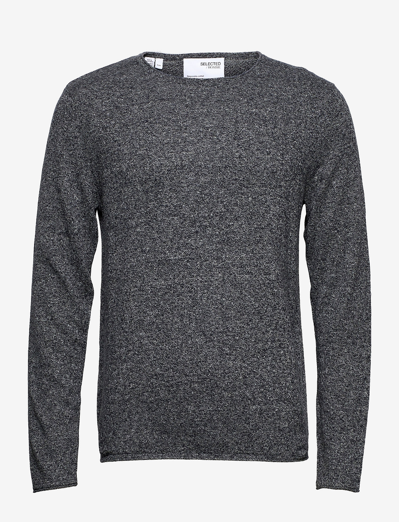 Selected Homme - SLHGREG LS KNIT CREW NECK M - dark sapphire - 0