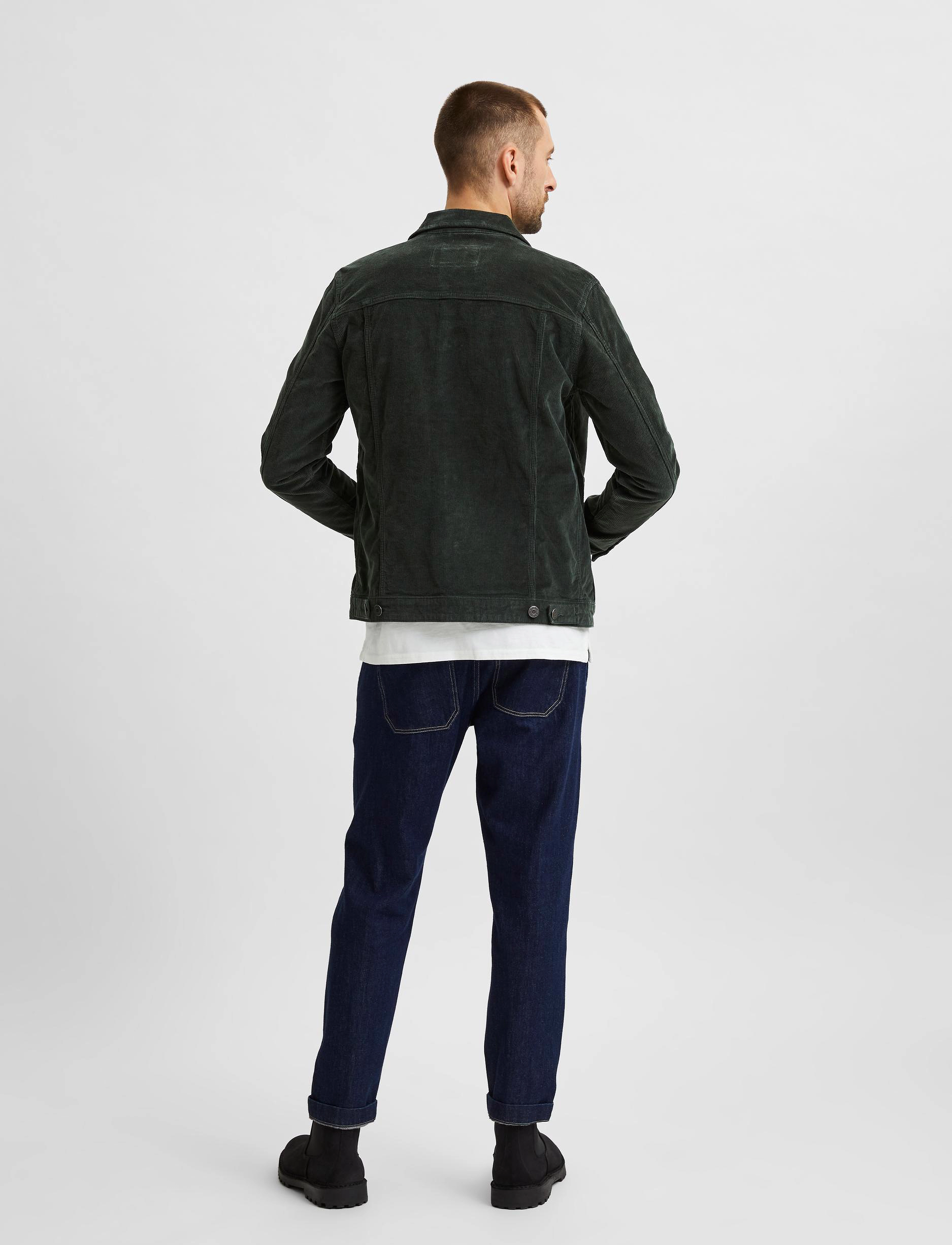 Selected Homme - SLHJEPPE CORDUROY JACKET M - deep forest - 2